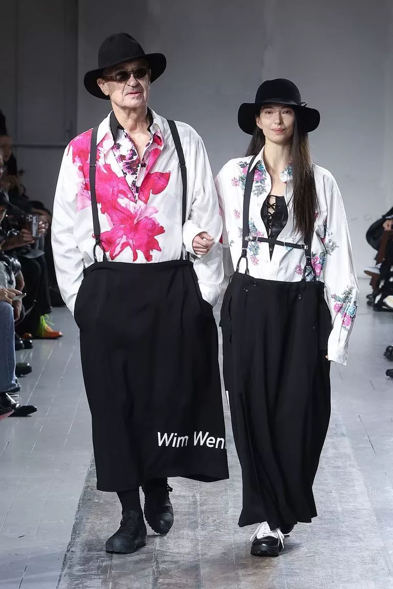 Yohji Yamamoto 24AW Pink Lily Shirt — front