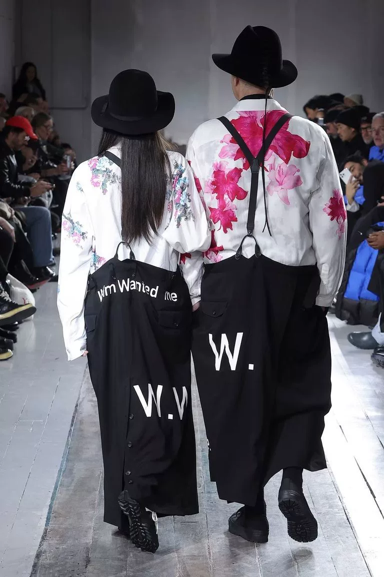Yohji Yamamoto 24AW Pink Lily Shirt — detail