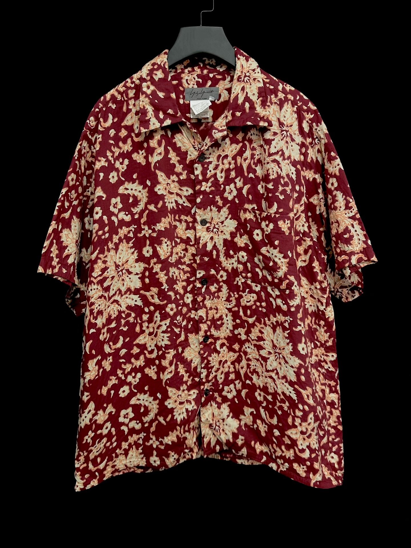 Yohji Yamamoto 06SS Discharge Flower Shirt