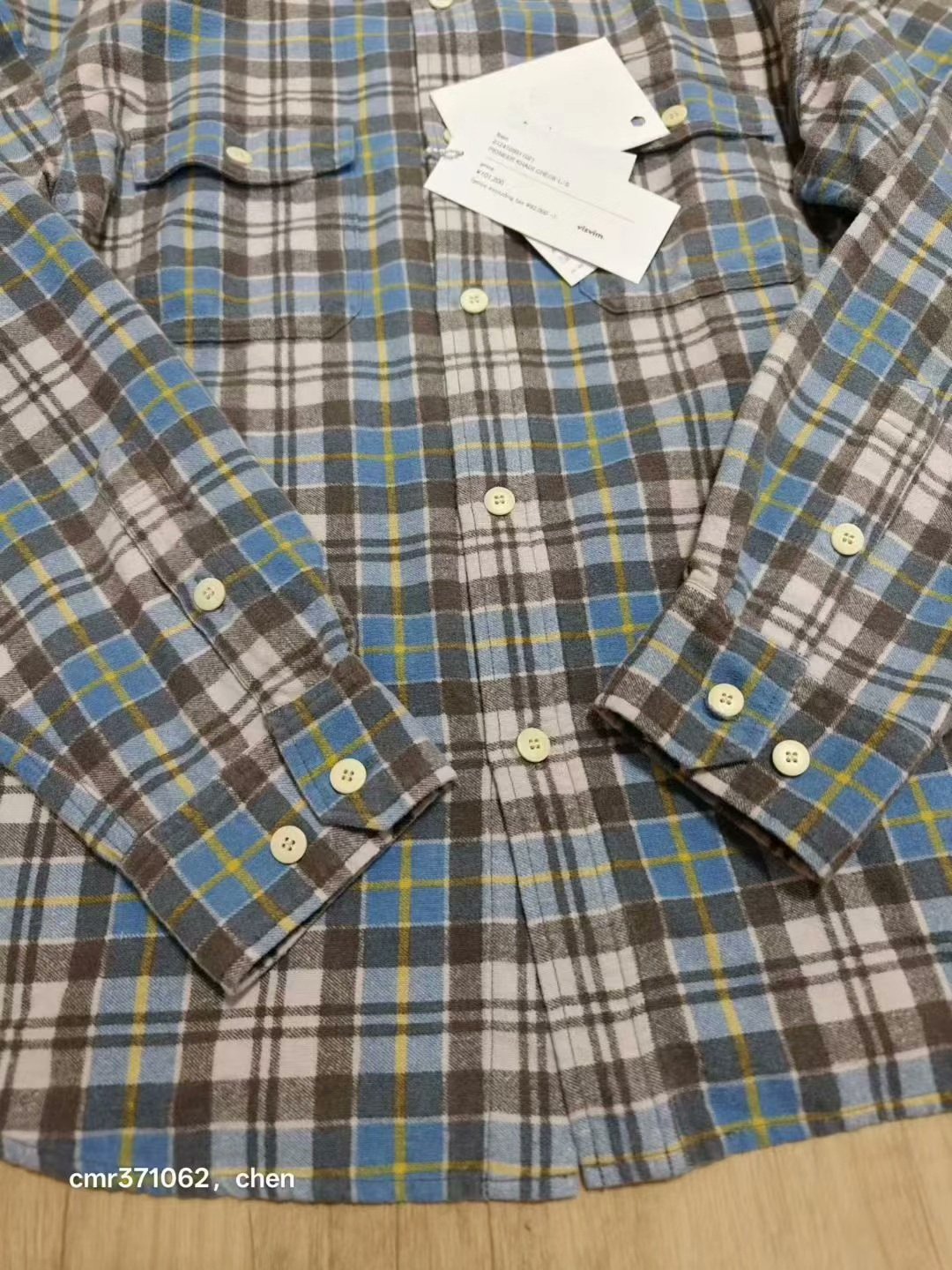 VISVIM 24SS PIONEER KHADI CHECK L/S — detail