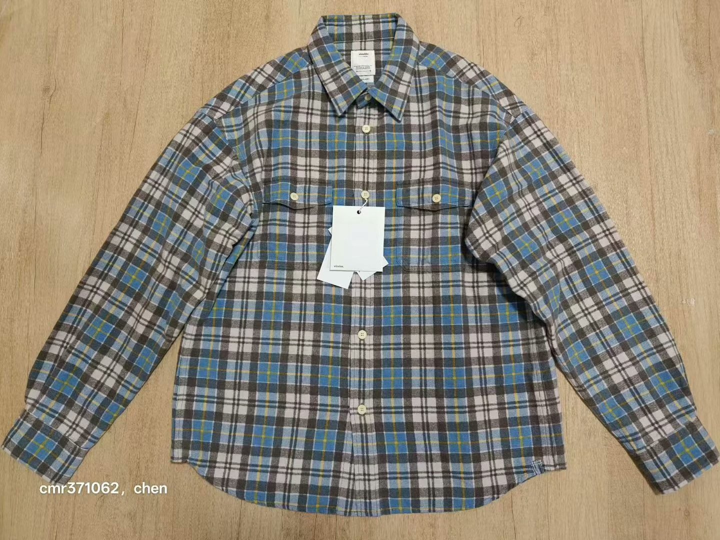 VISVIM 24SS PIONEER KHADI CHECK L/S — front