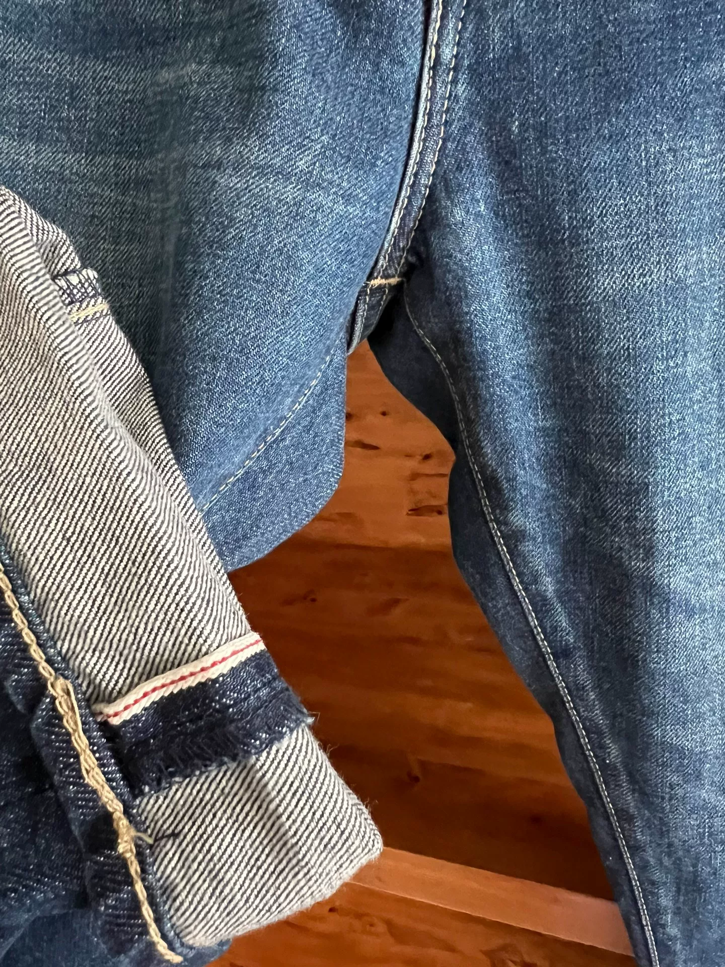 Kuro Japanese Selvedge Talon Denim Jeans — back