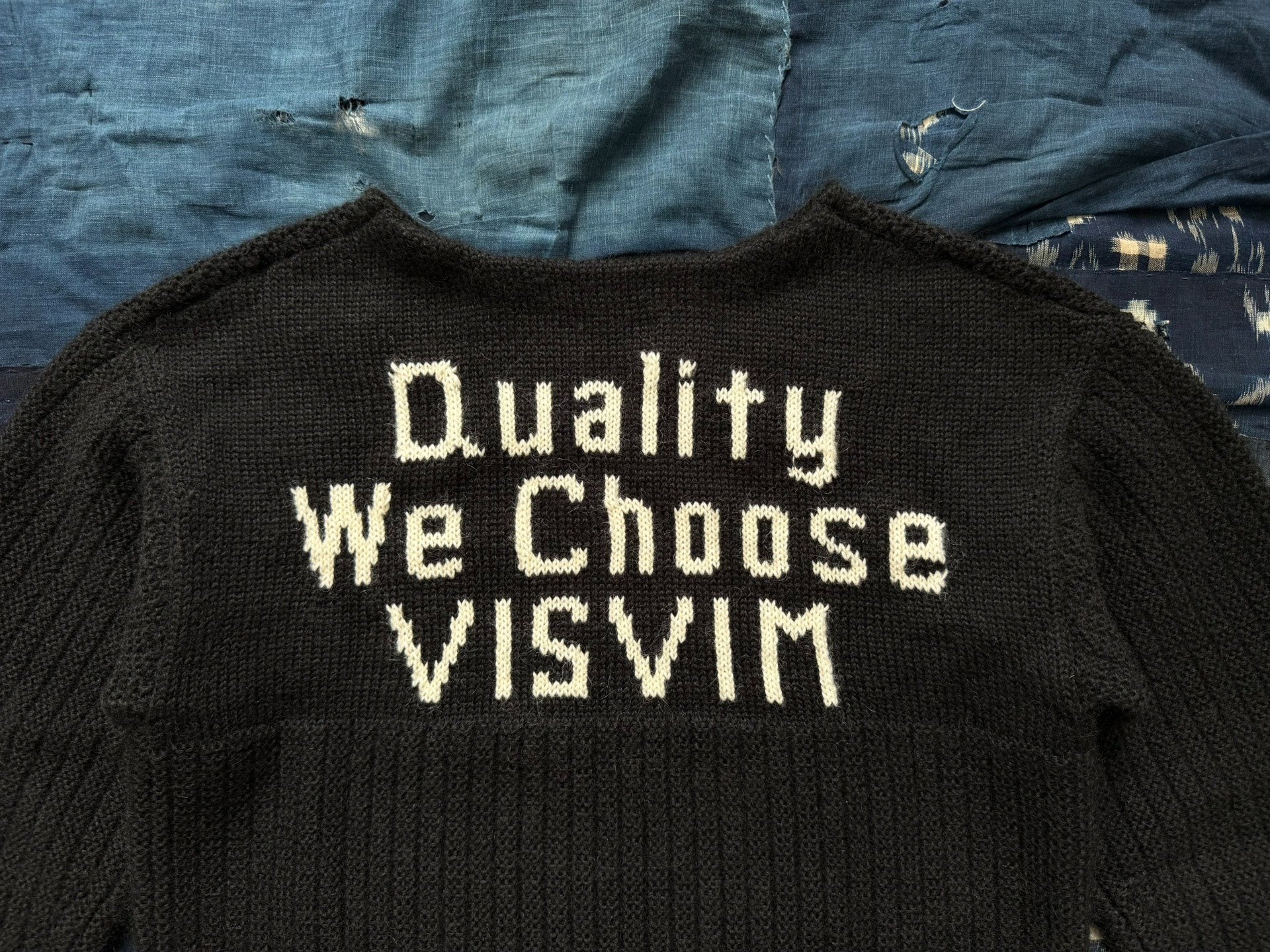 VISVIM 25SS Boatneck Knit Sweater — detail