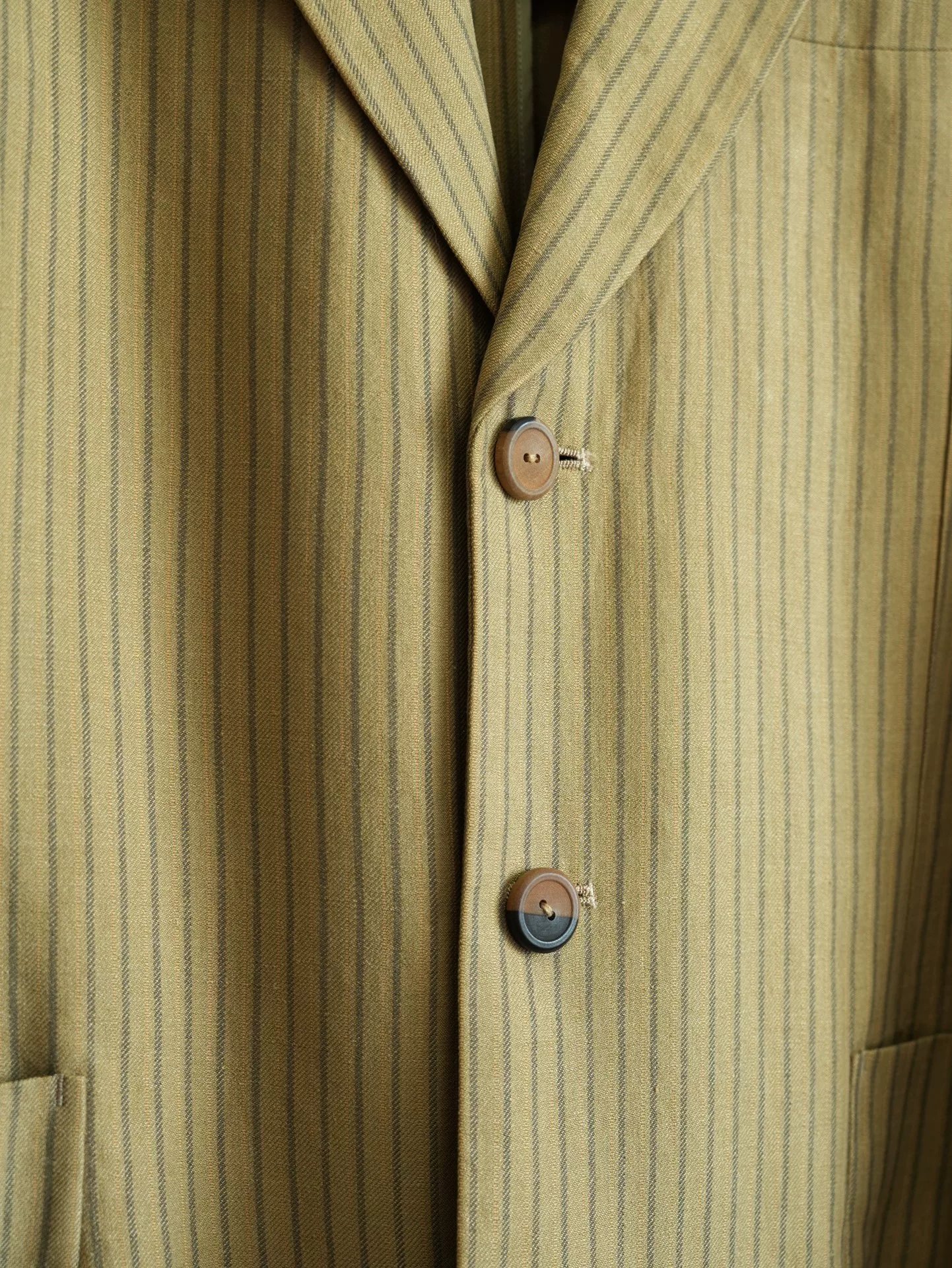 Yohji Yamamoto 90SS Striped Jacket J59 — back