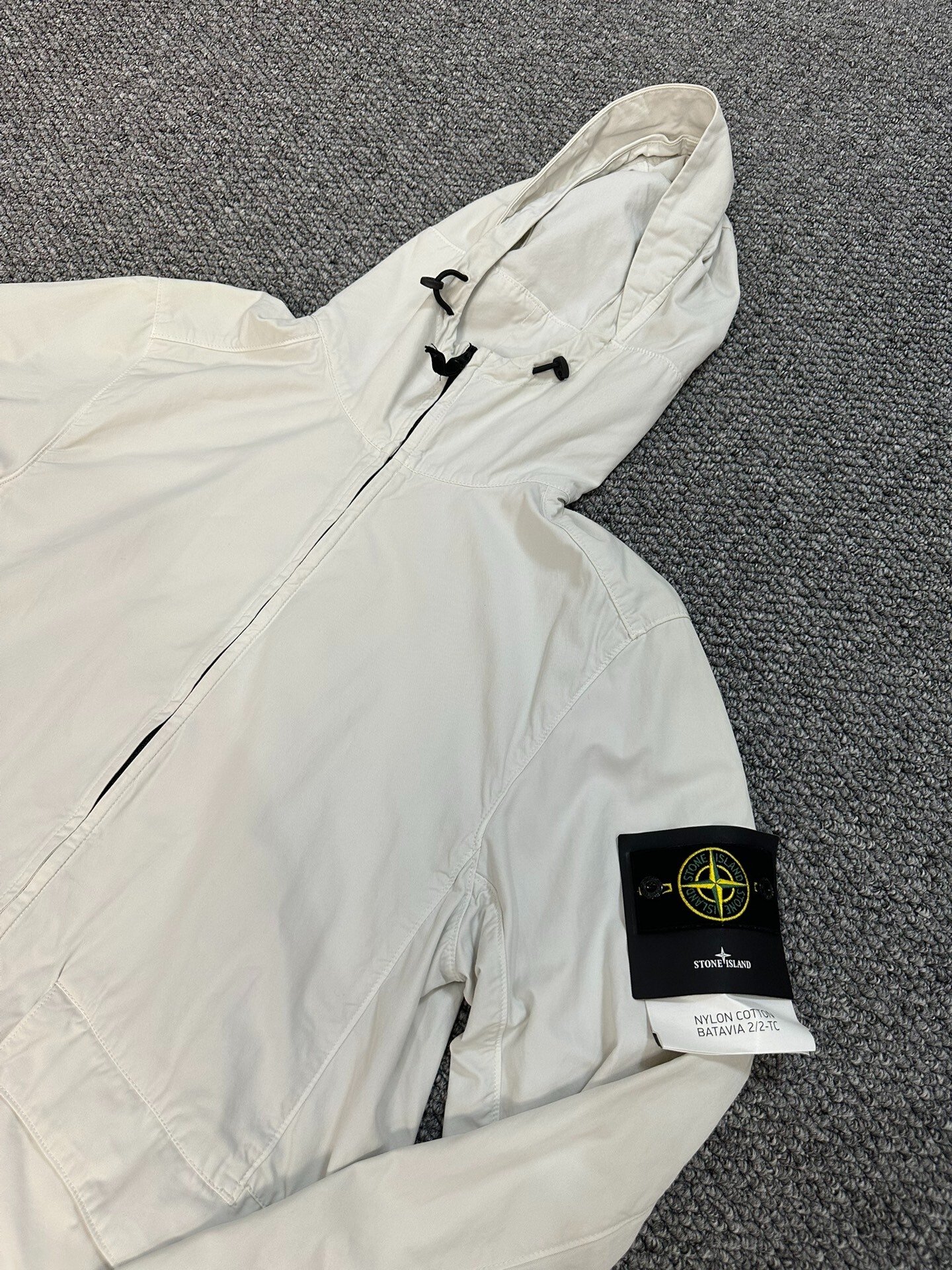 Stone Island Nylon Cotton Blend Jacket — front