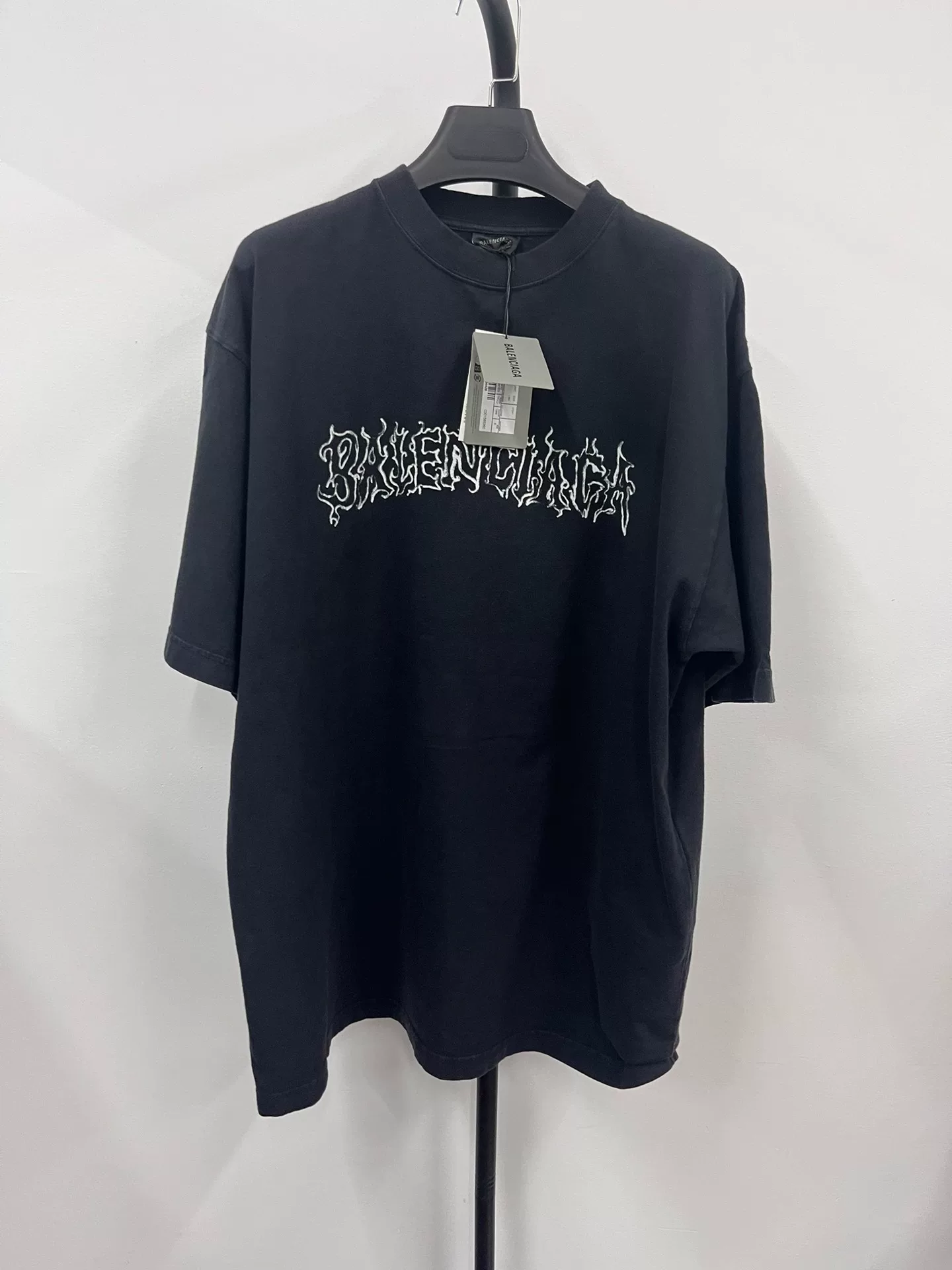 Balenciaga Dragon Lightning Logo T-Shirt