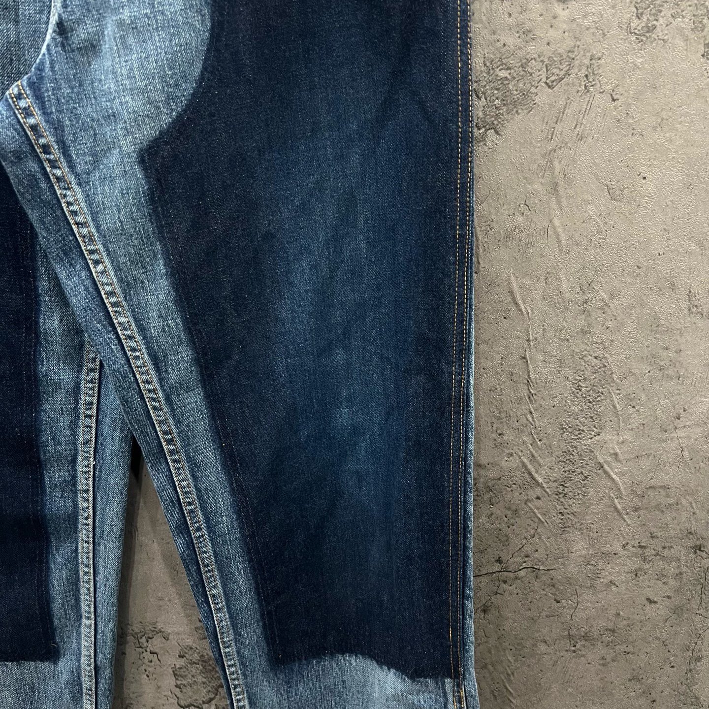 Dior Patchwork Denim Long Pants — detail