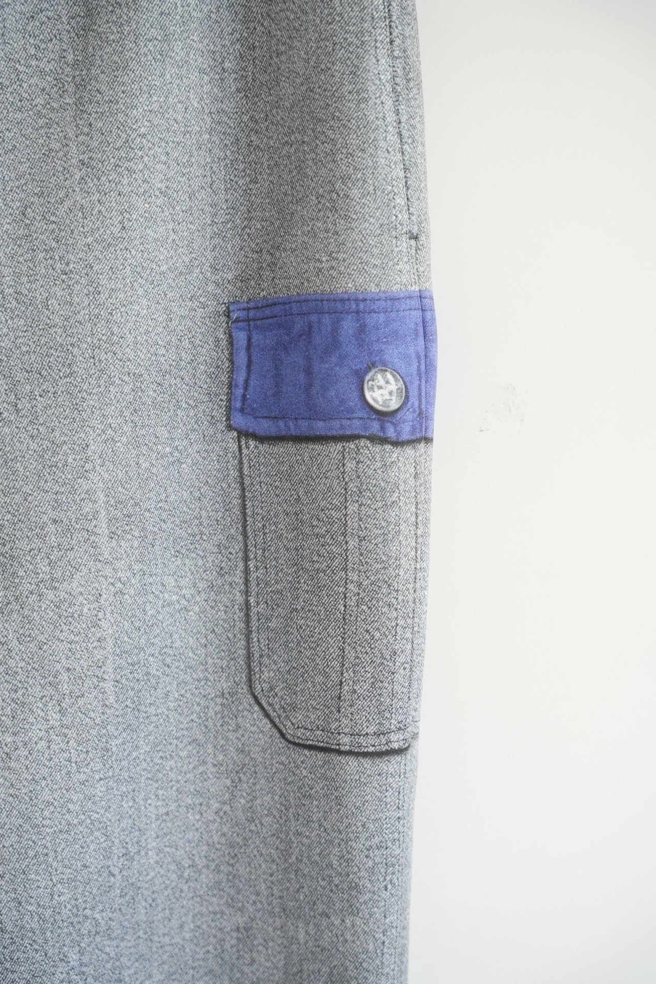 Yohji Yamamoto 15SS Gray Fake Pocket Trousers — back