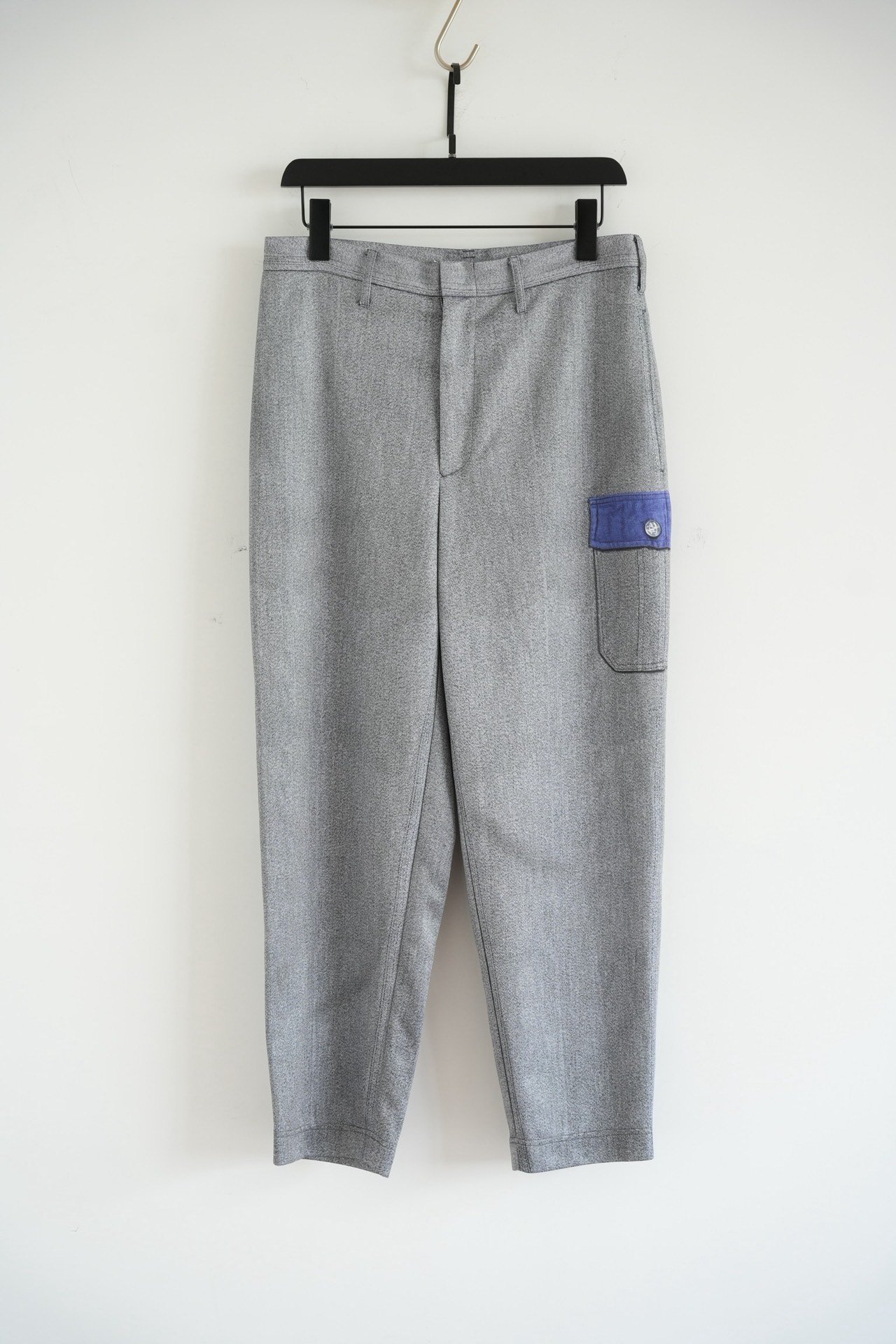 Yohji Yamamoto 15SS Gray Fake Pocket Trousers