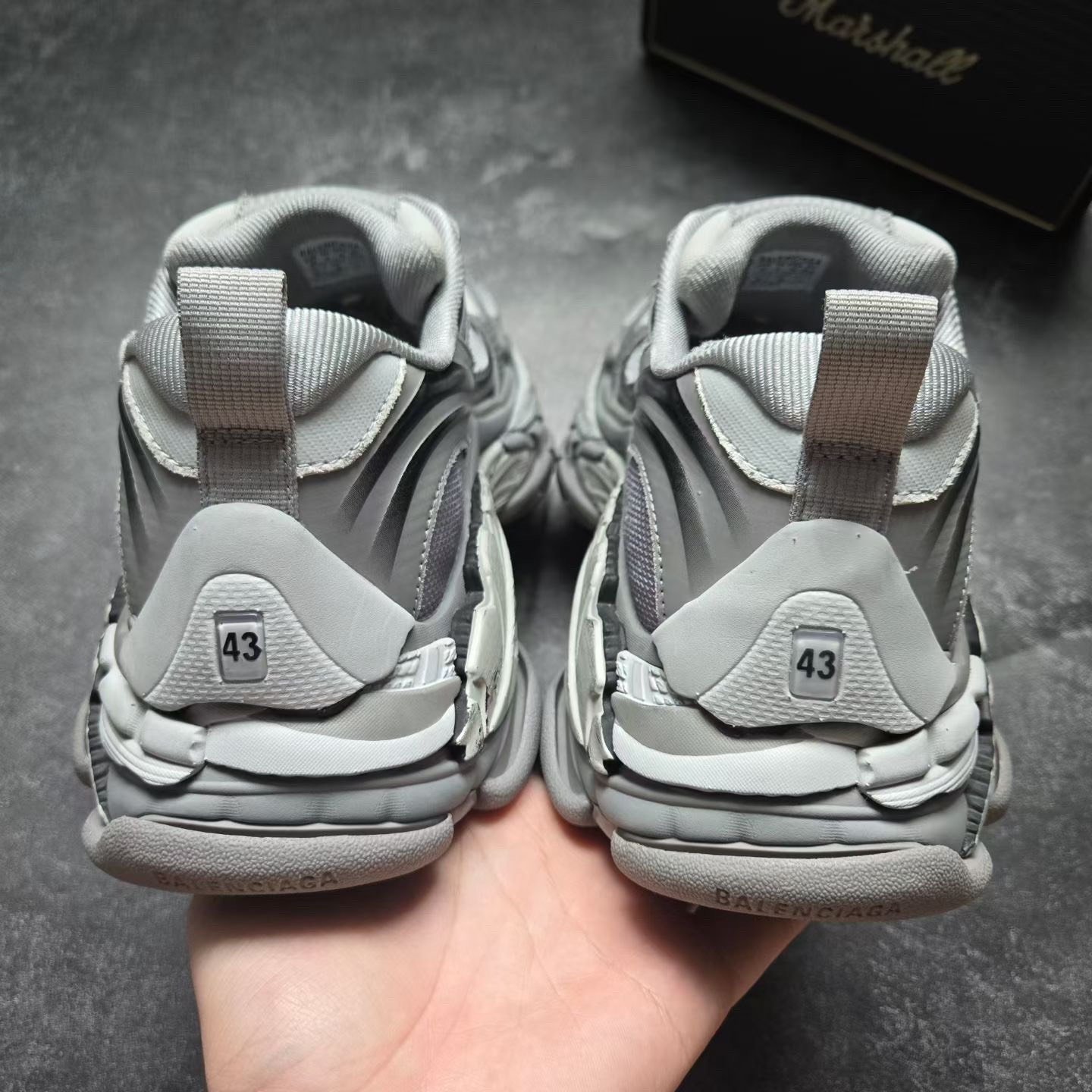 Balenciaga Triple S2.0 Gray White — detail