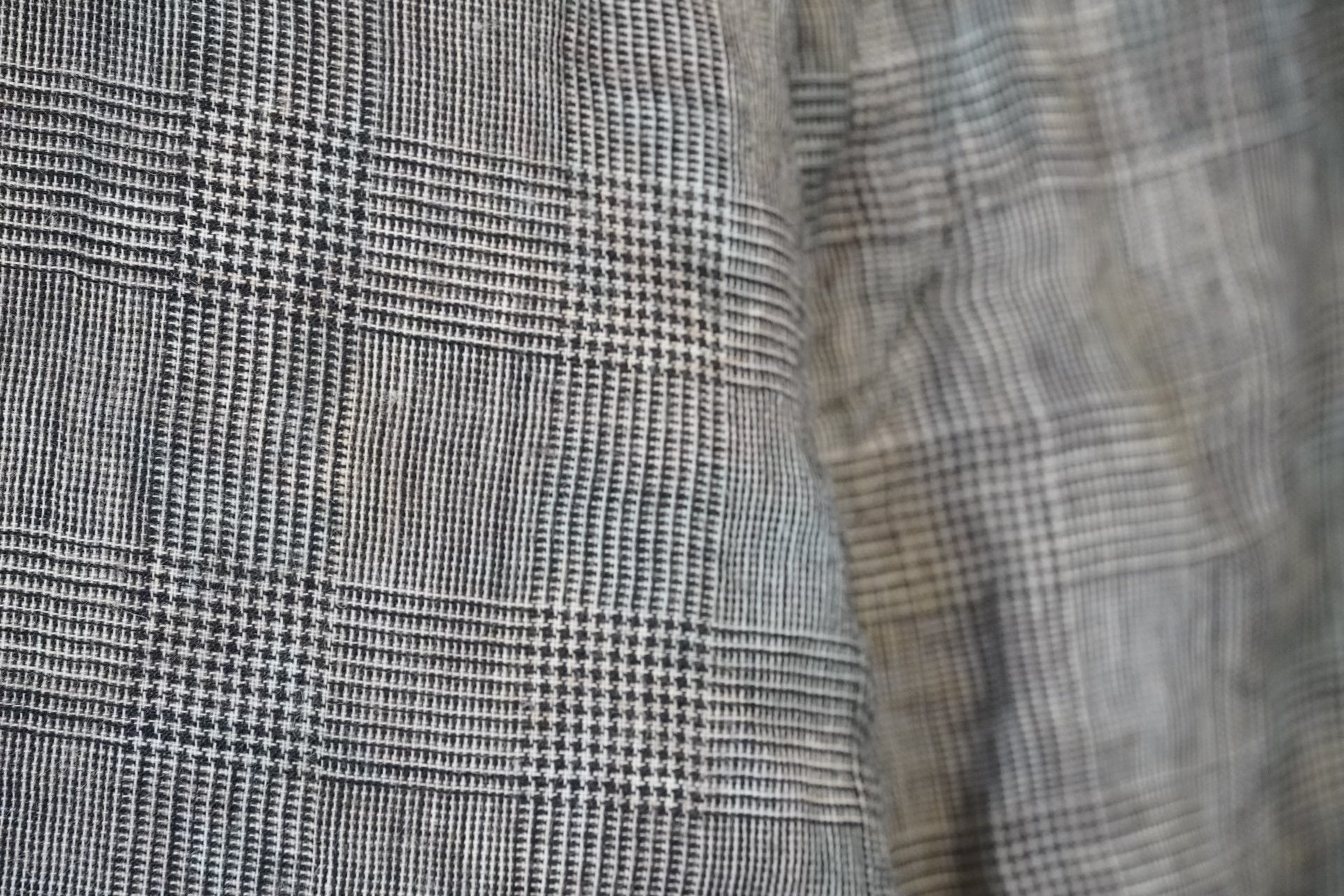 Yohji Yamamoto 10AW Checkered Straight-Leg Pants — back