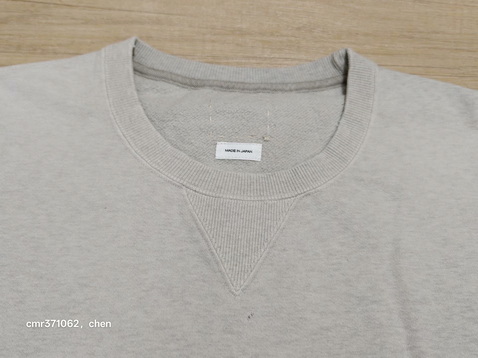 VISVIM 26SS JUMBO SB SWEAT S/S CRASH — label