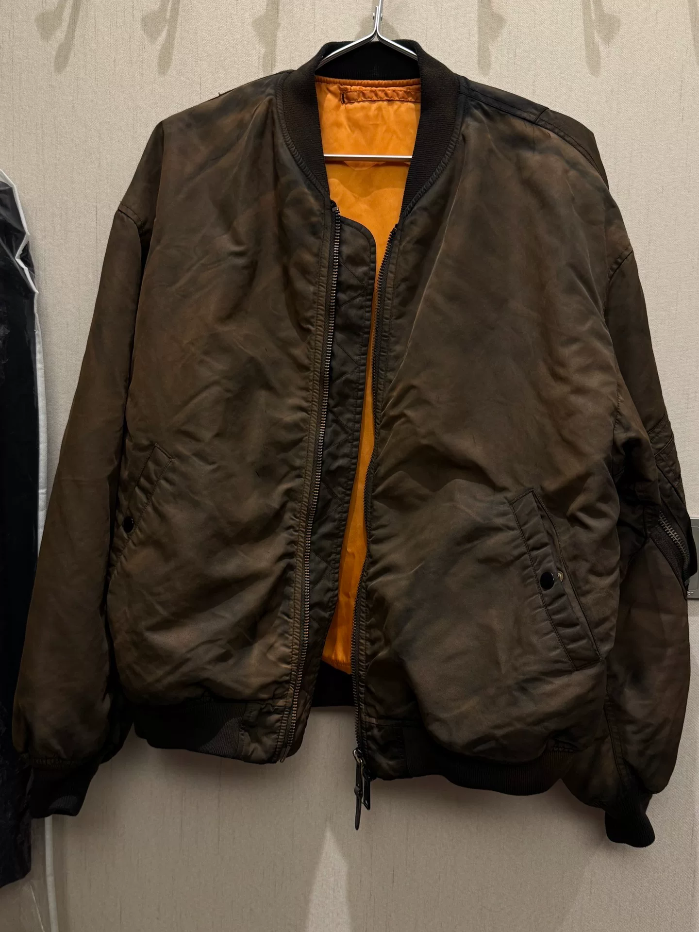 J.S.Homestead Darkly MA-1 Jacket — front