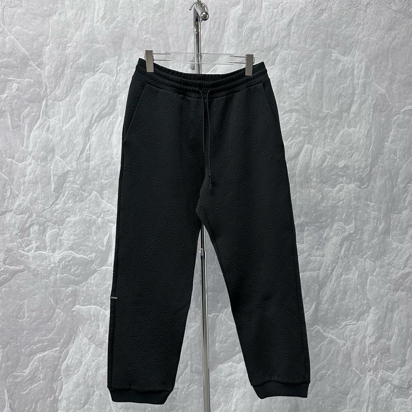 Louis Vuitton SS24 Black Relief Pants XL