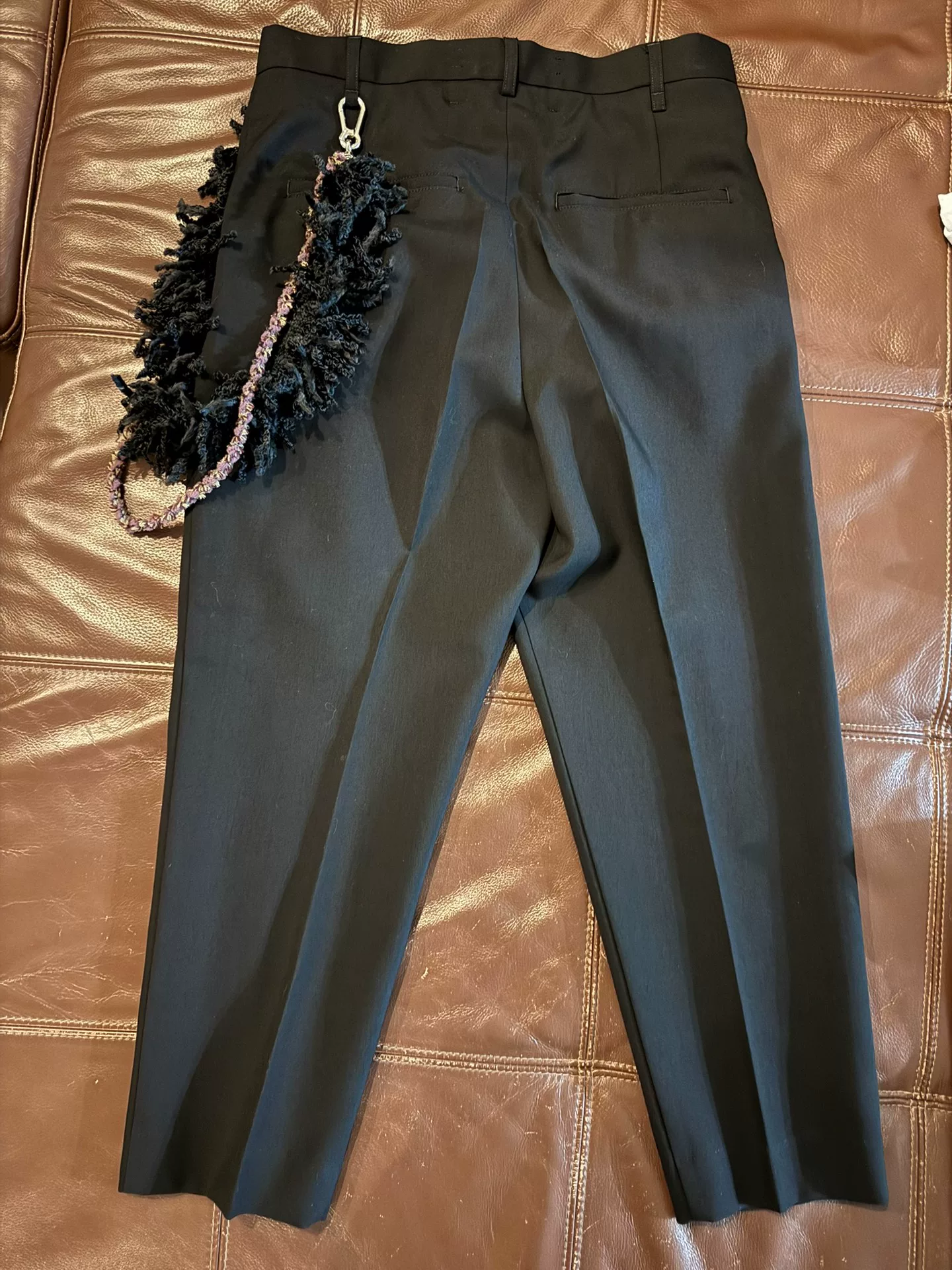 Song for the Mute Classic Tapered Cropped Trousers — detail