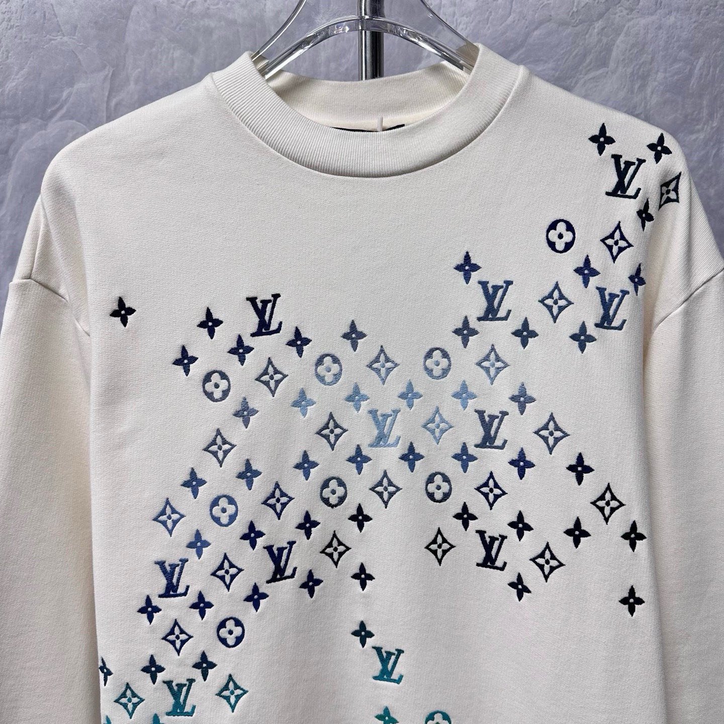 Louis Vuitton SS24 Gradient Logo Crewneck Sweatshirt — front