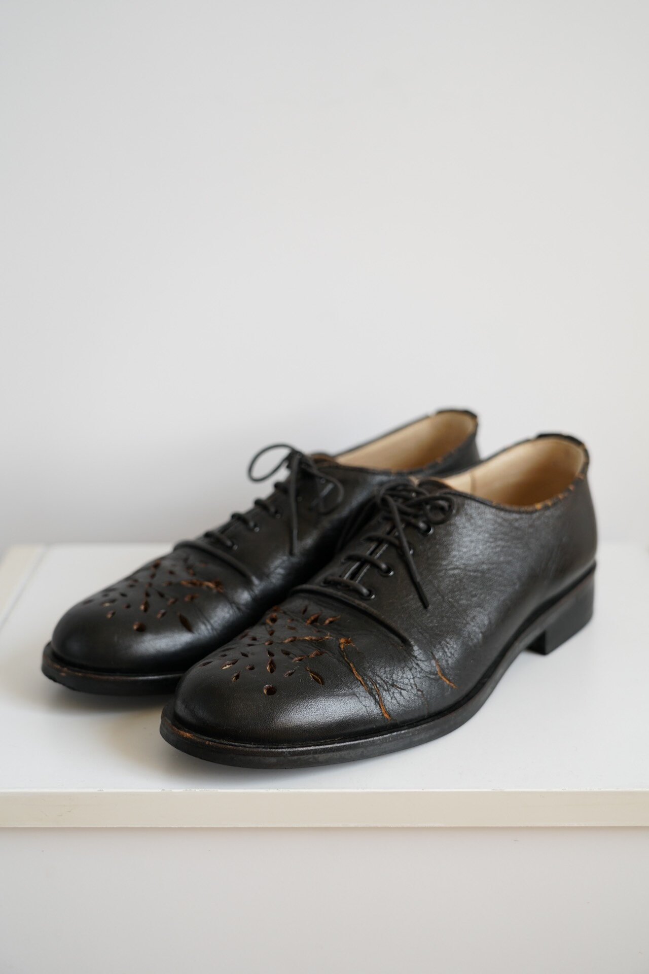 Yohji Yamamoto 1996 SS Leather Cutout Shoes