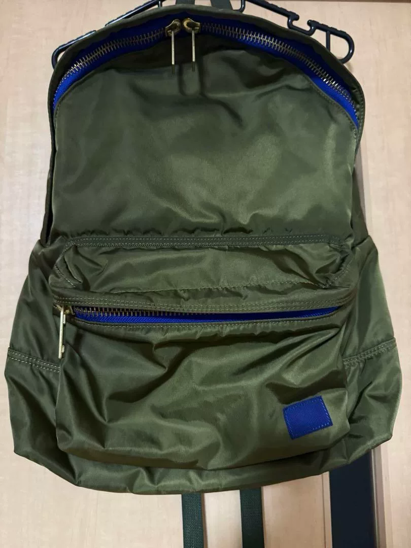 Porter Sacai Green Backpack — detail