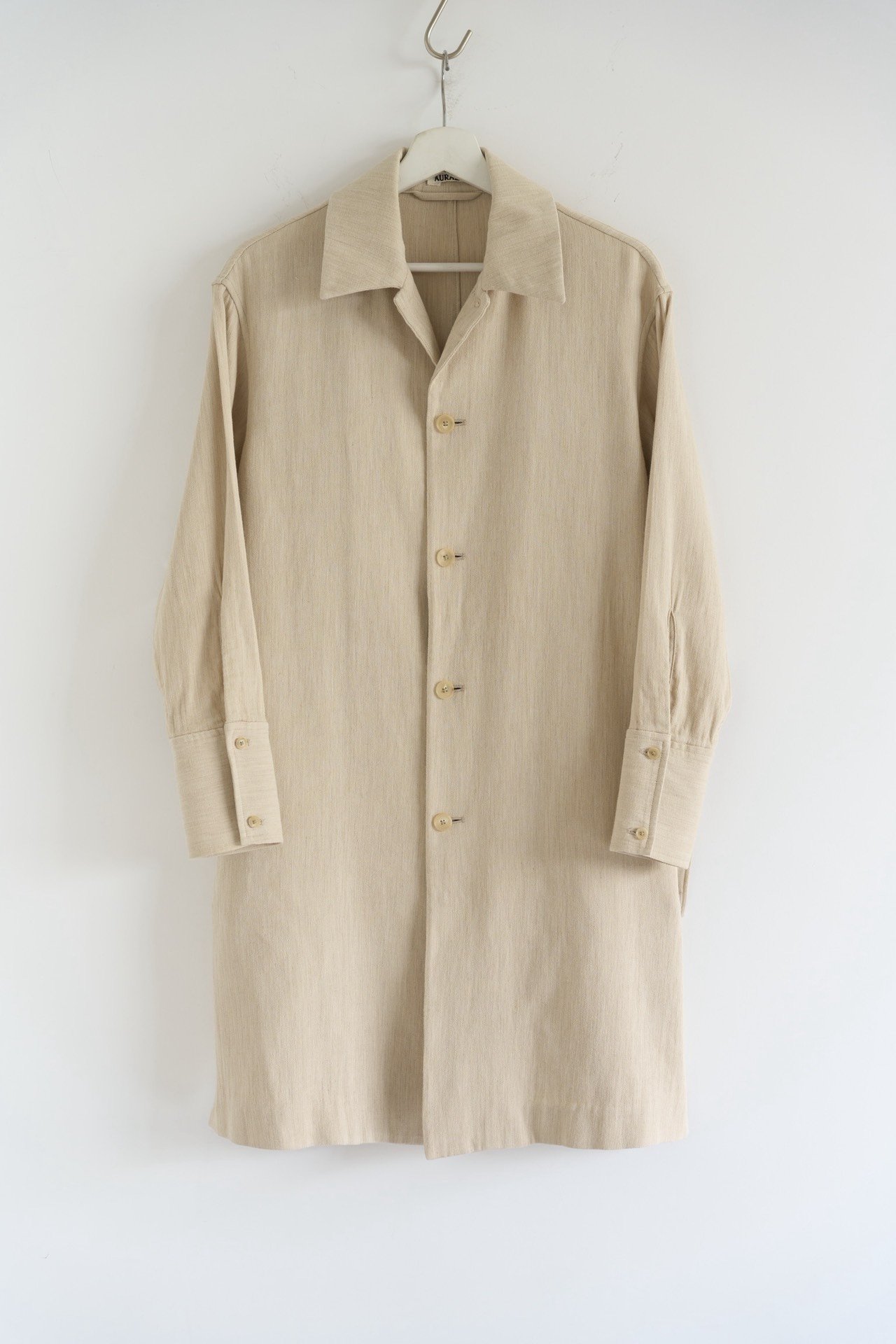 Auralee 20ss Cashmere Belted Trench Coat