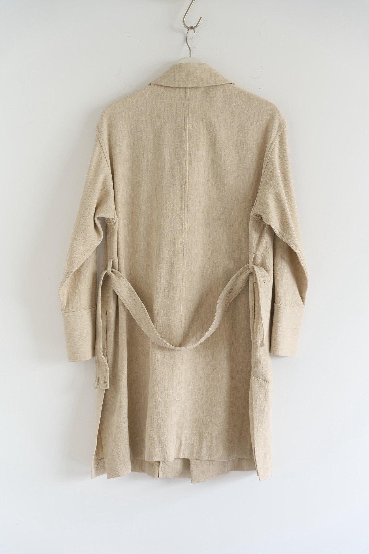 Auralee 20ss Cashmere Belted Trench Coat — front