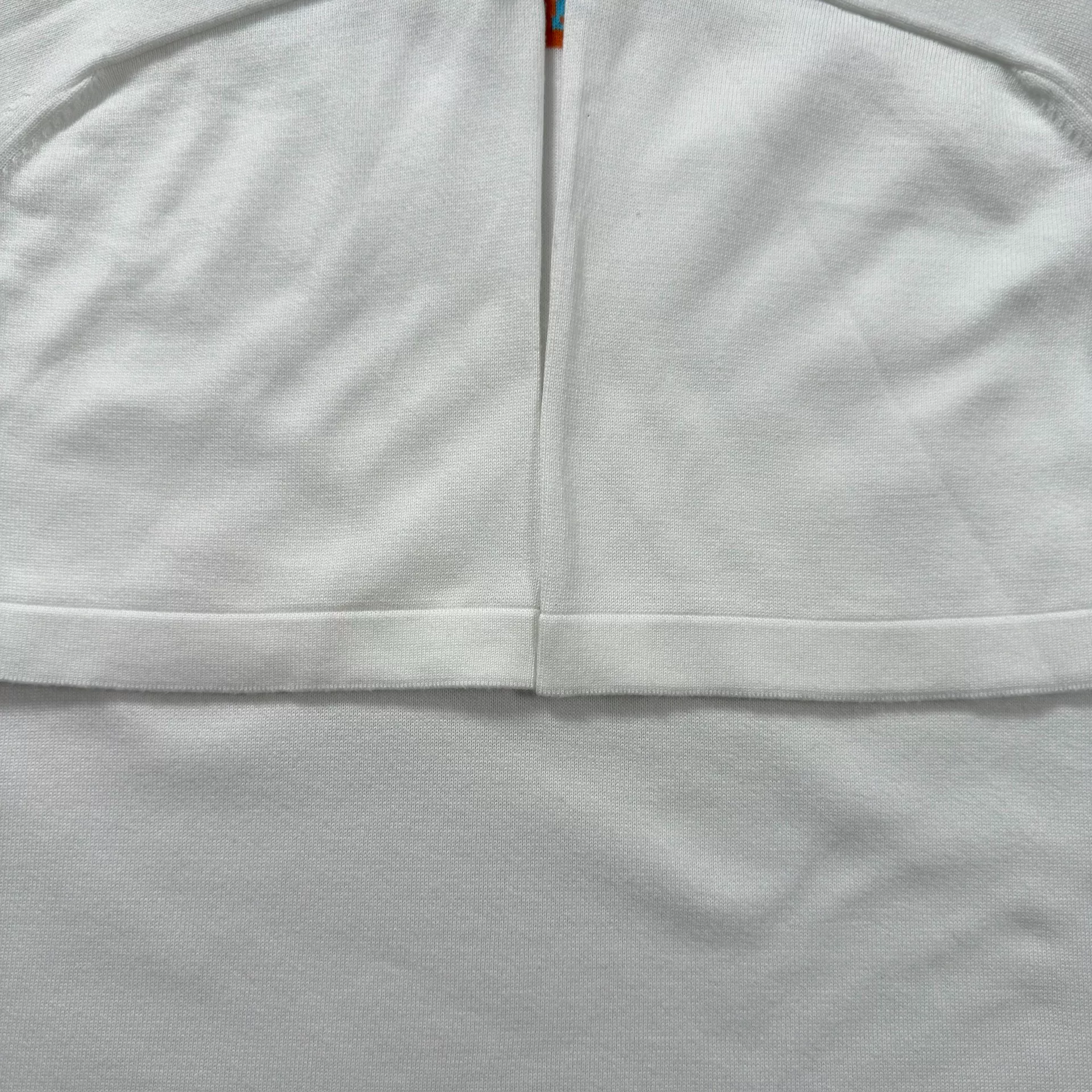 Louis Vuitton White Tiger Stripe Short-Sleeve Tee — back