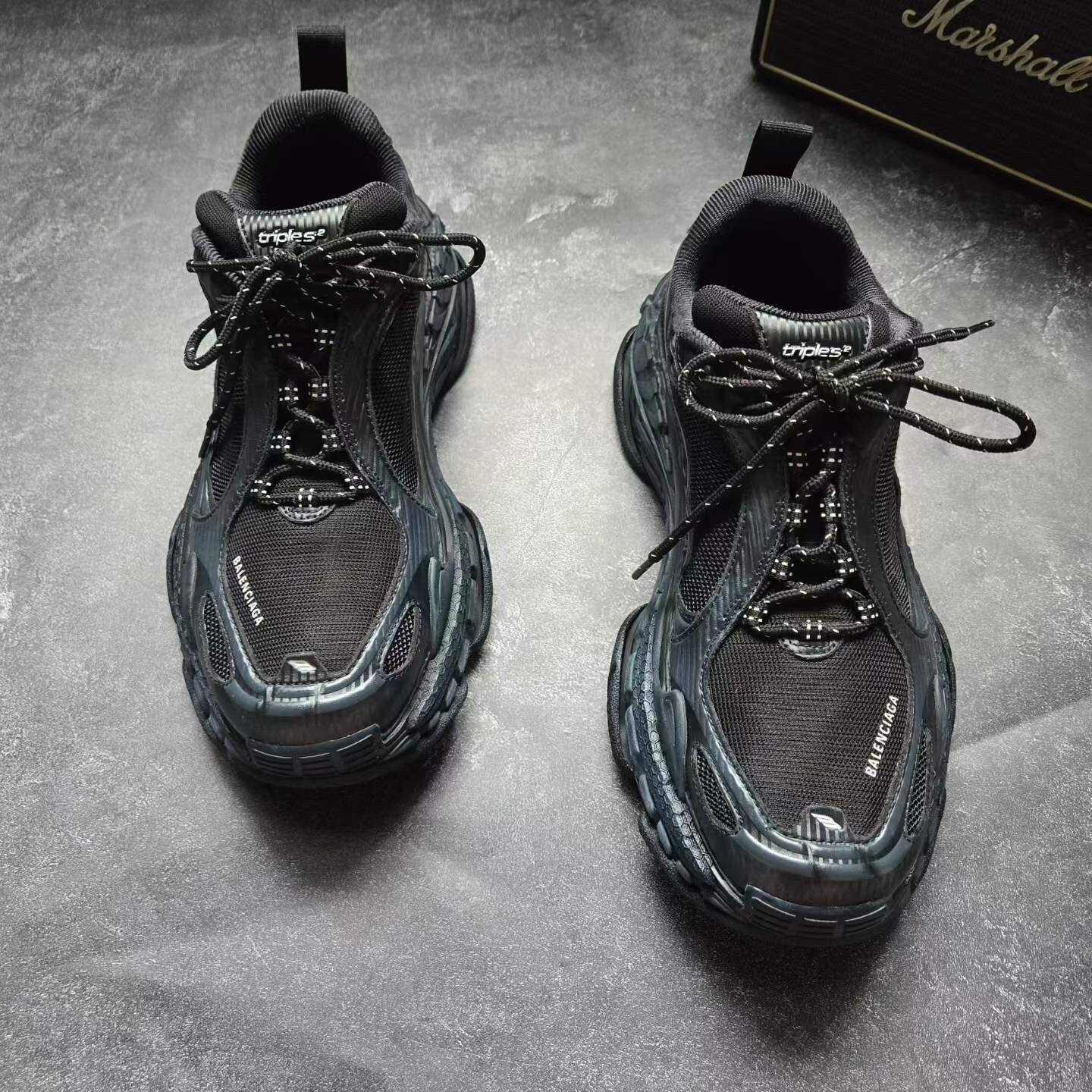 Balenciaga Triple S2.0 Black — front