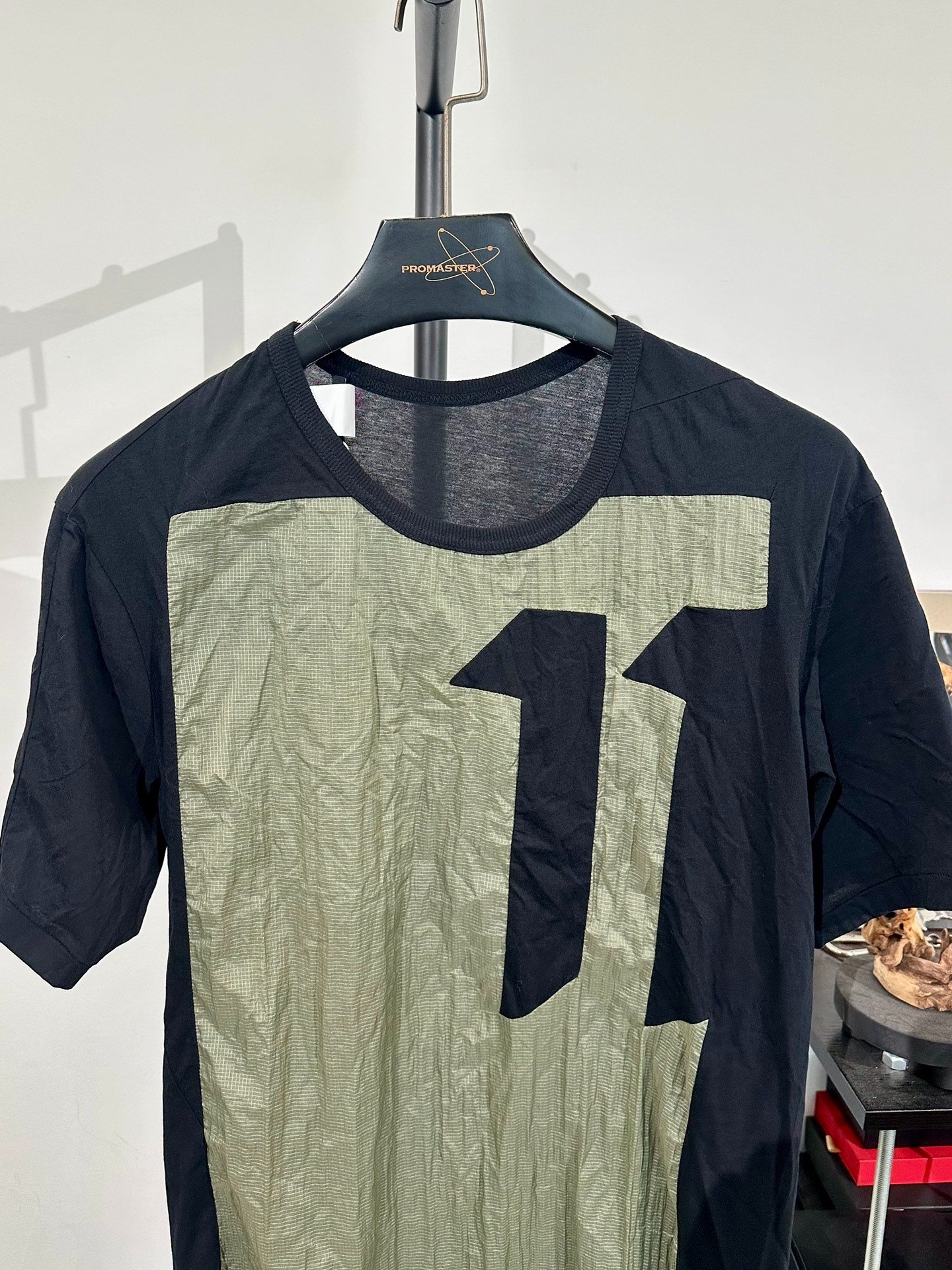 Boris Bidjan Saberi 11by bbs Nylon Patchwork T-shirt — back