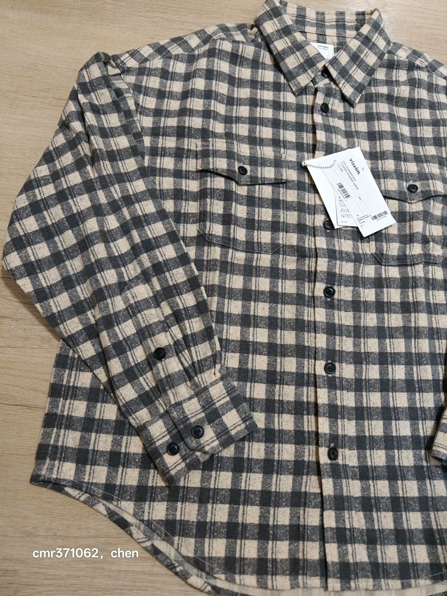 visvim 22AW Pioneer Khadi Check — front