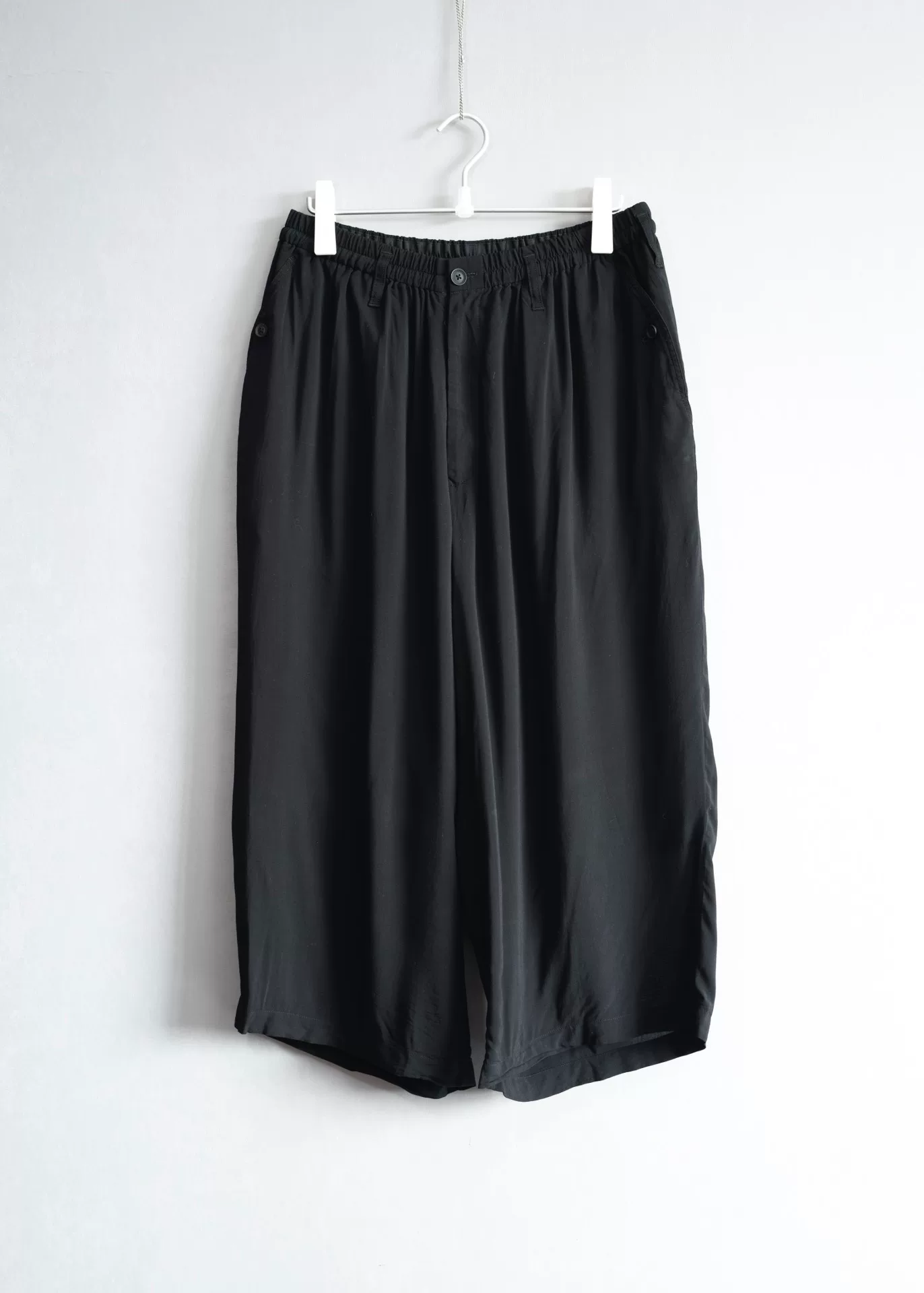 Yohji Yamamoto 24SS Pleated Rayon Wide Pants
