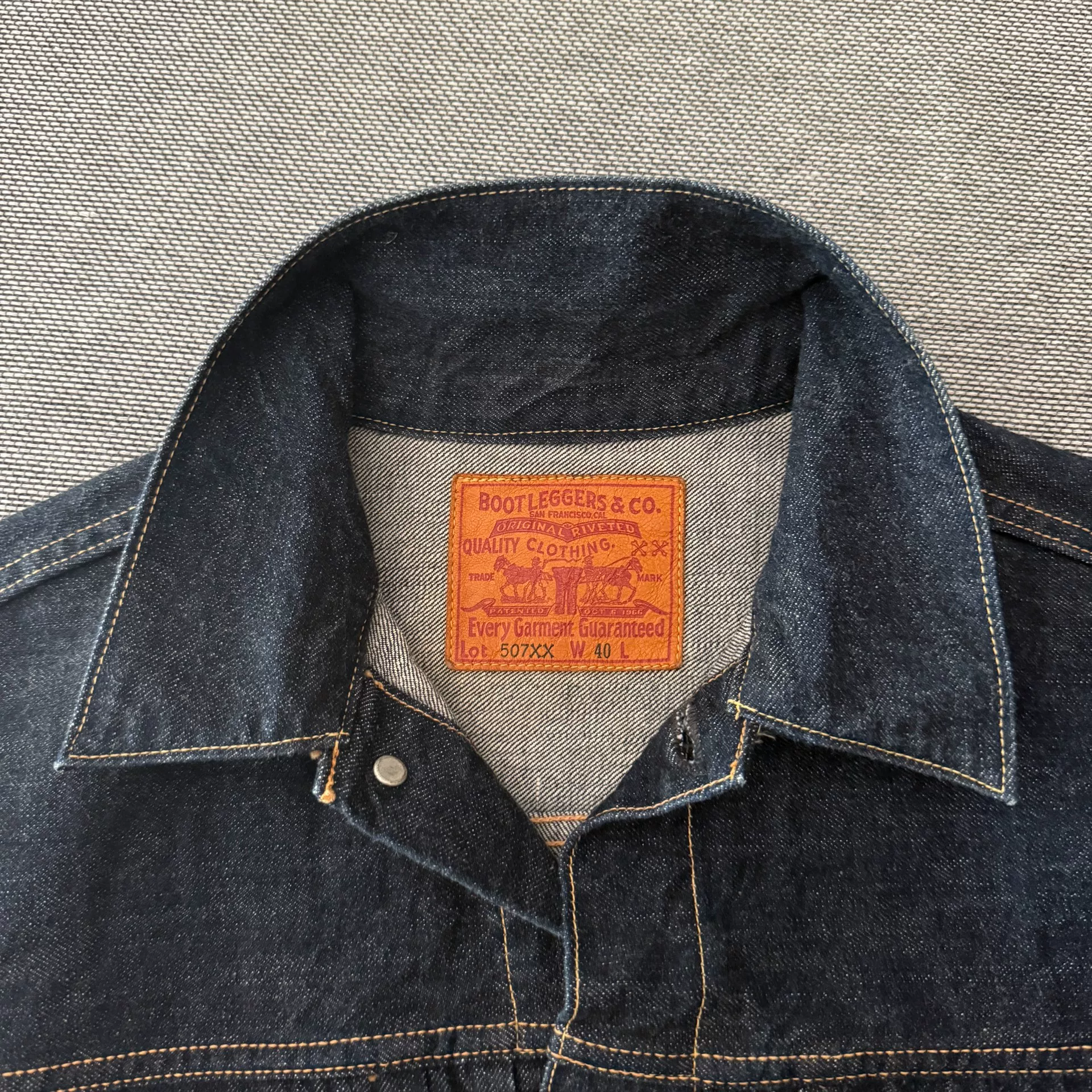 Bootleggers 507xx Denim Jacket — detail