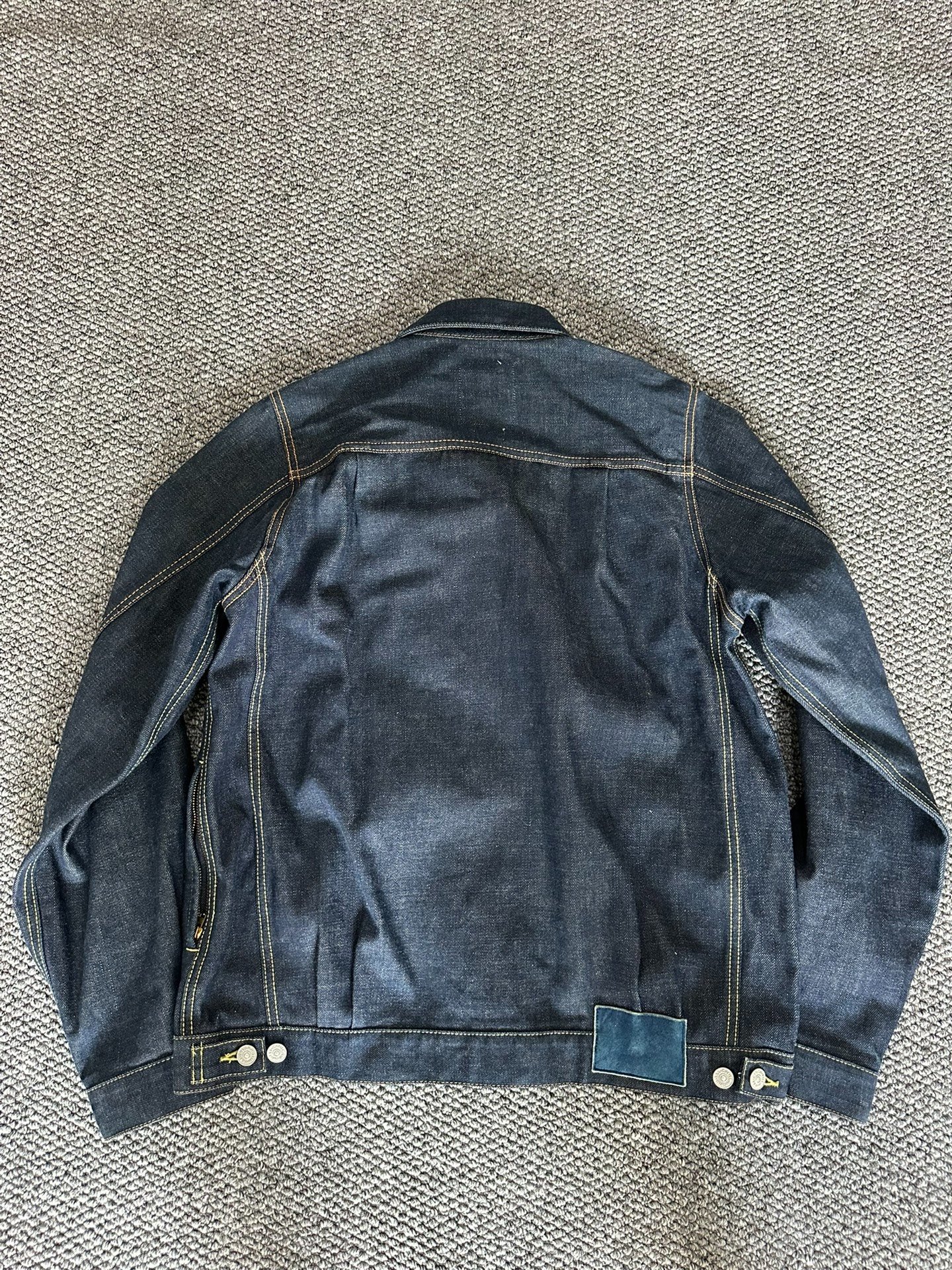 visvim Raw Denim 101 Jacket — label