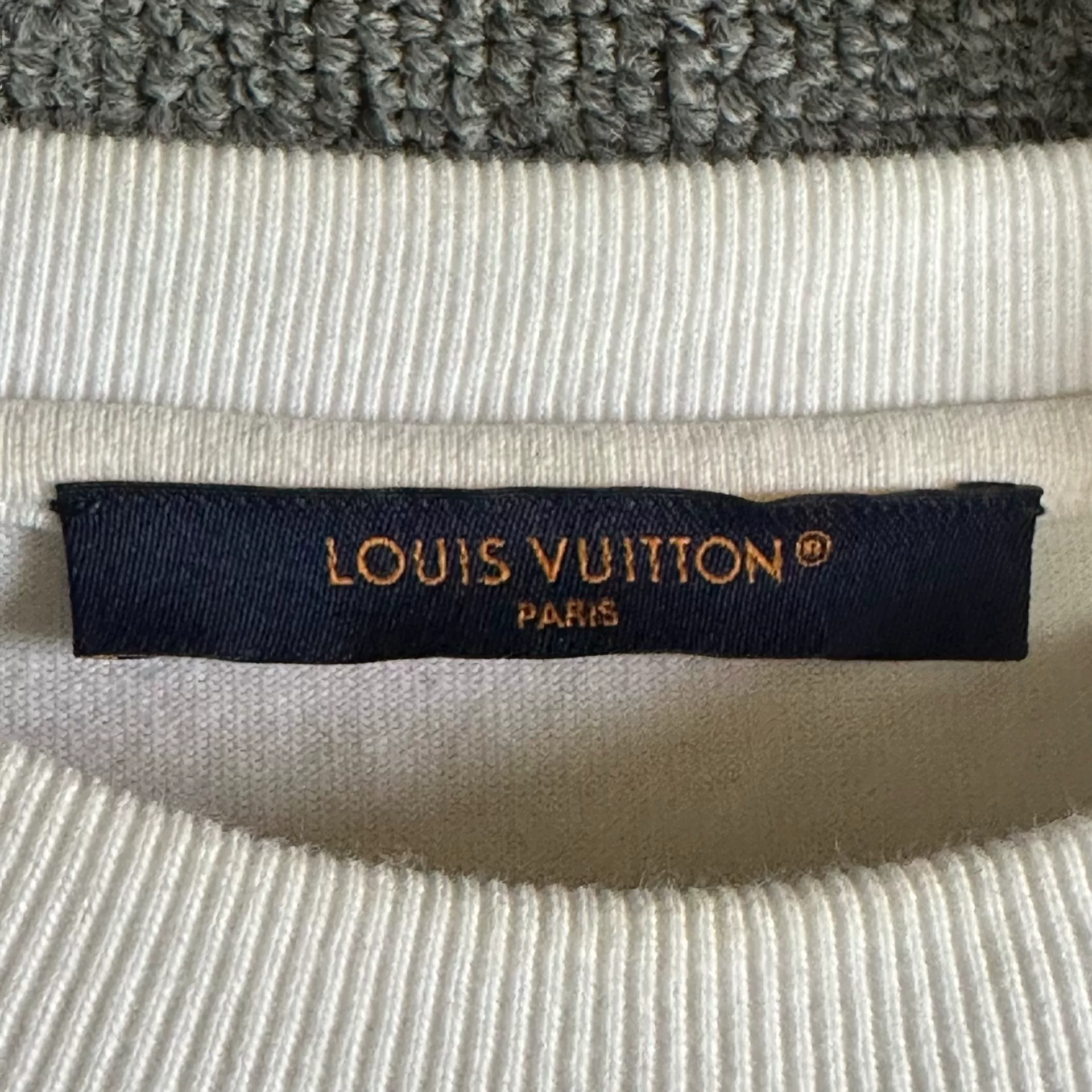 Louis Vuitton White Short-Sleeve T-Shirt — front