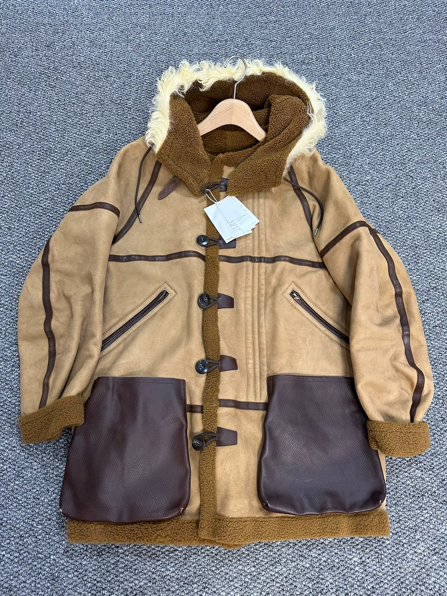 visvim Hudson Shearling Sheepskin Coat