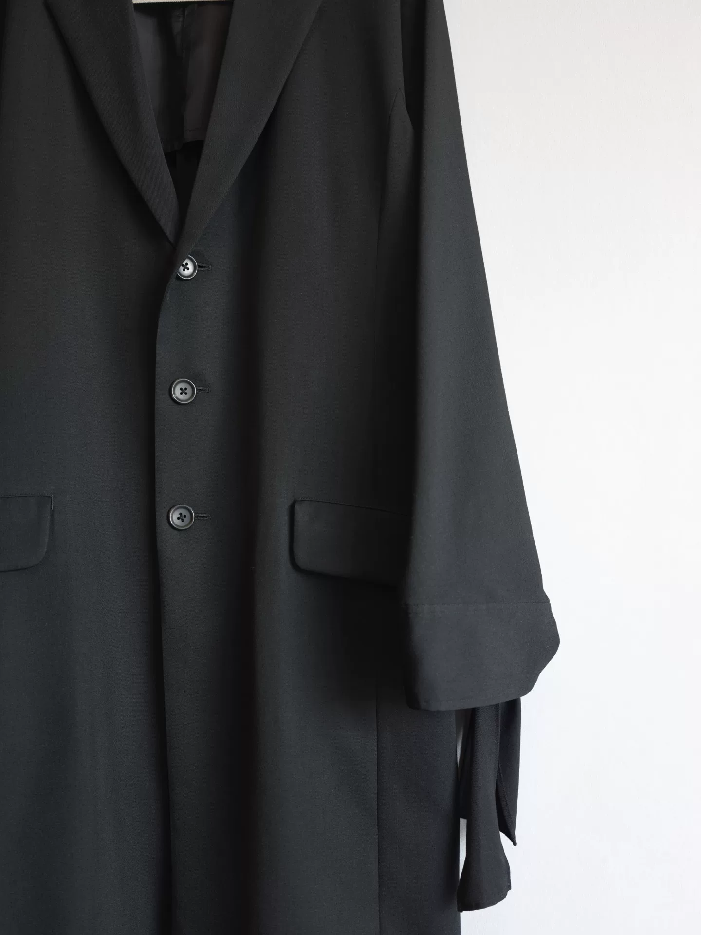 Yohji Yamamoto 24SS Rope Knot Coat — detail