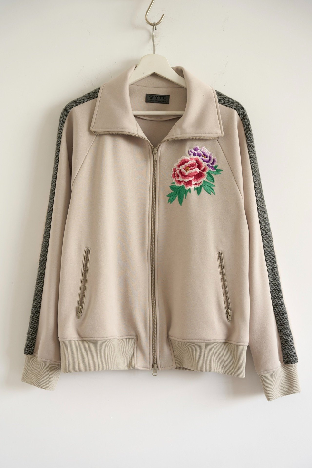 Yohji Yamamoto 21AW Peony Embroidery Jacket
