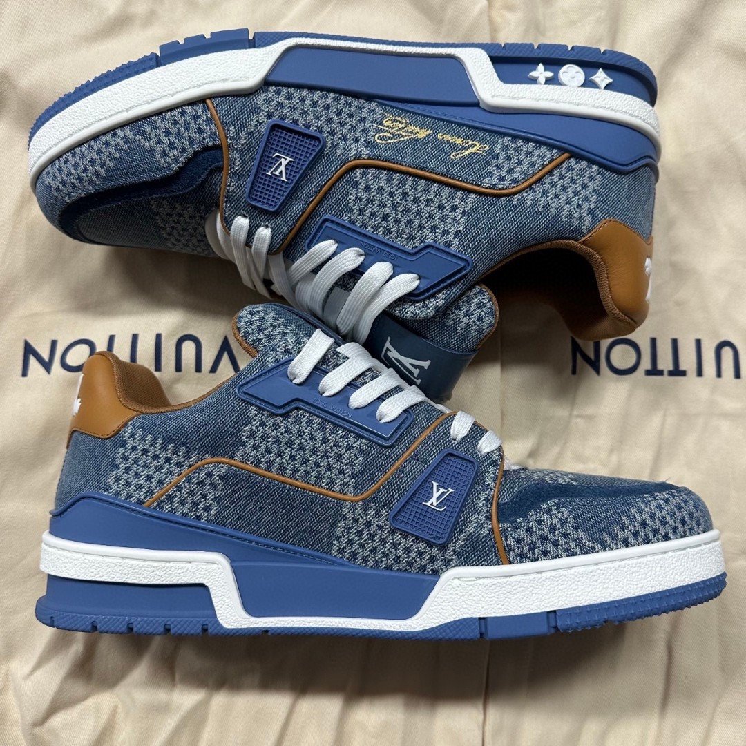 Louis Vuitton LV Trainer Low-Top Sneakers — back
