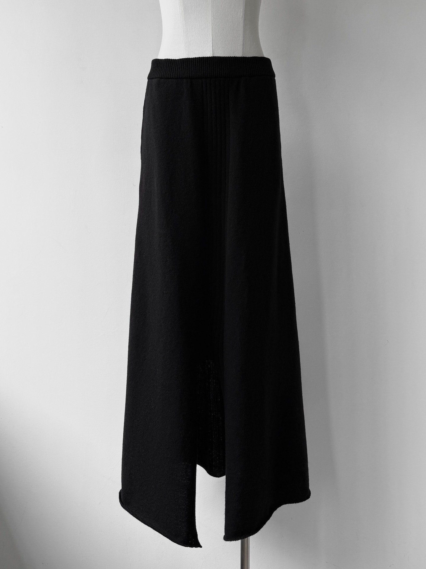 Yohji Yamamoto Y's Asymmetric Wool Maxi Skirt
