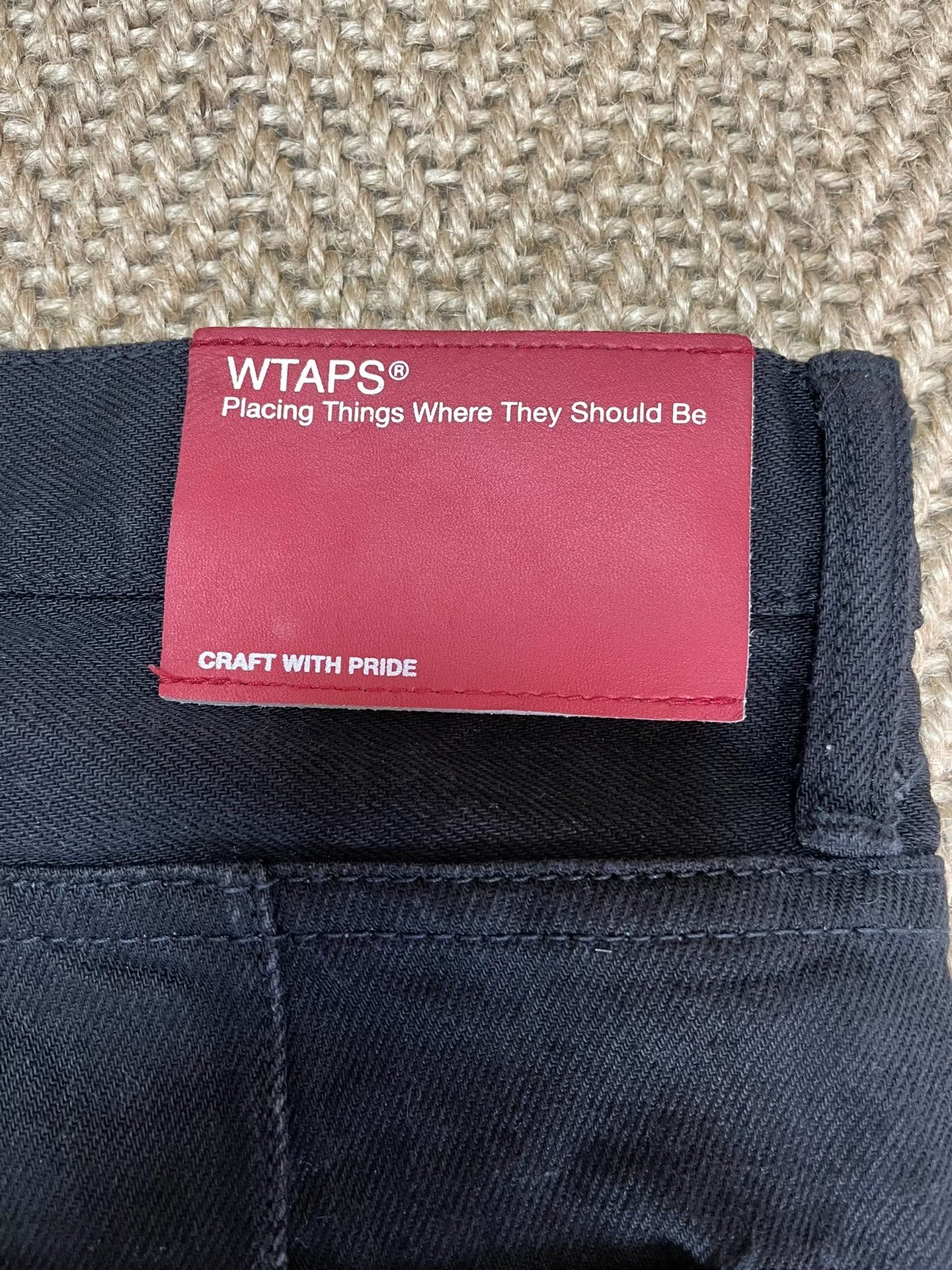 WTAPS BLUES VERY SKINNY CASUAL JEANS — back