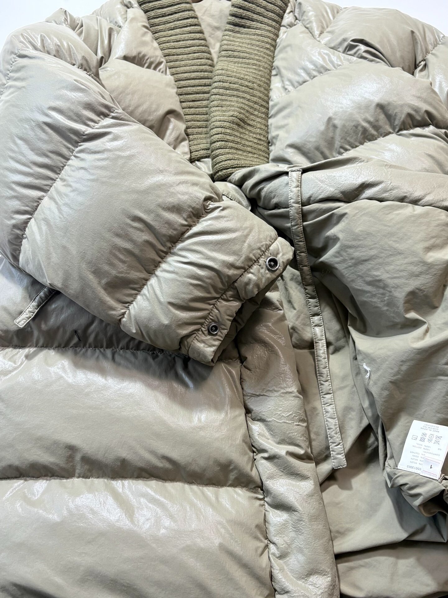 VISVIM Yukata Down Mud-Dyed Robe — back