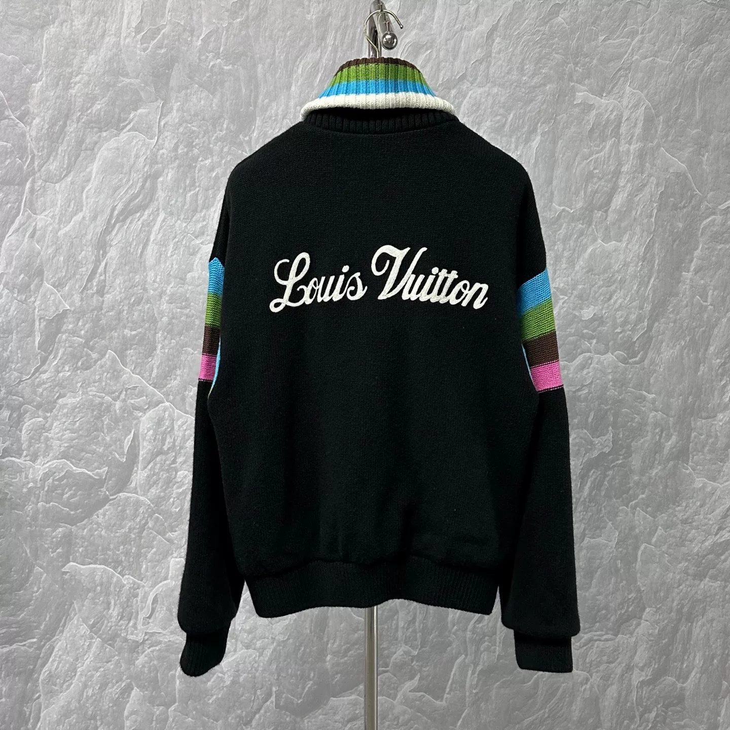 Louis Vuitton FW24 Tyler Knit Jacket — back