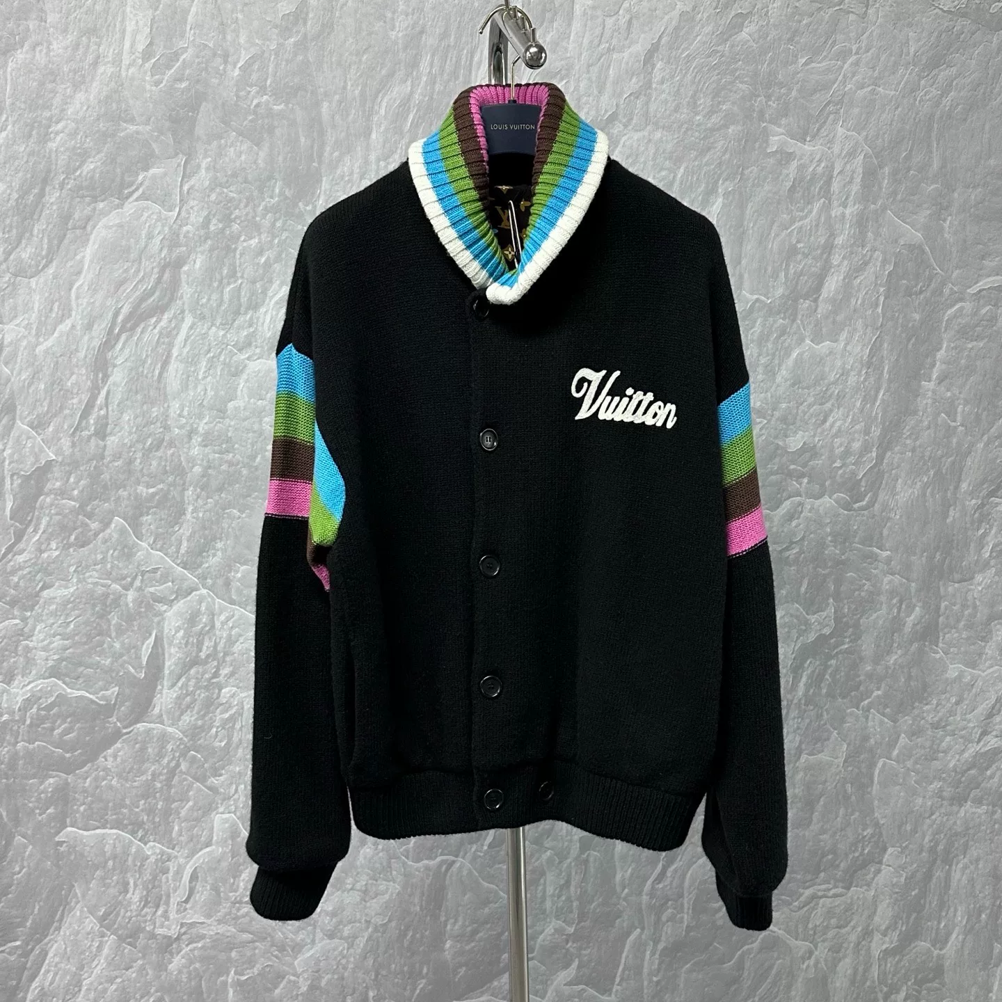 Louis Vuitton FW24 Tyler Knit Jacket — front