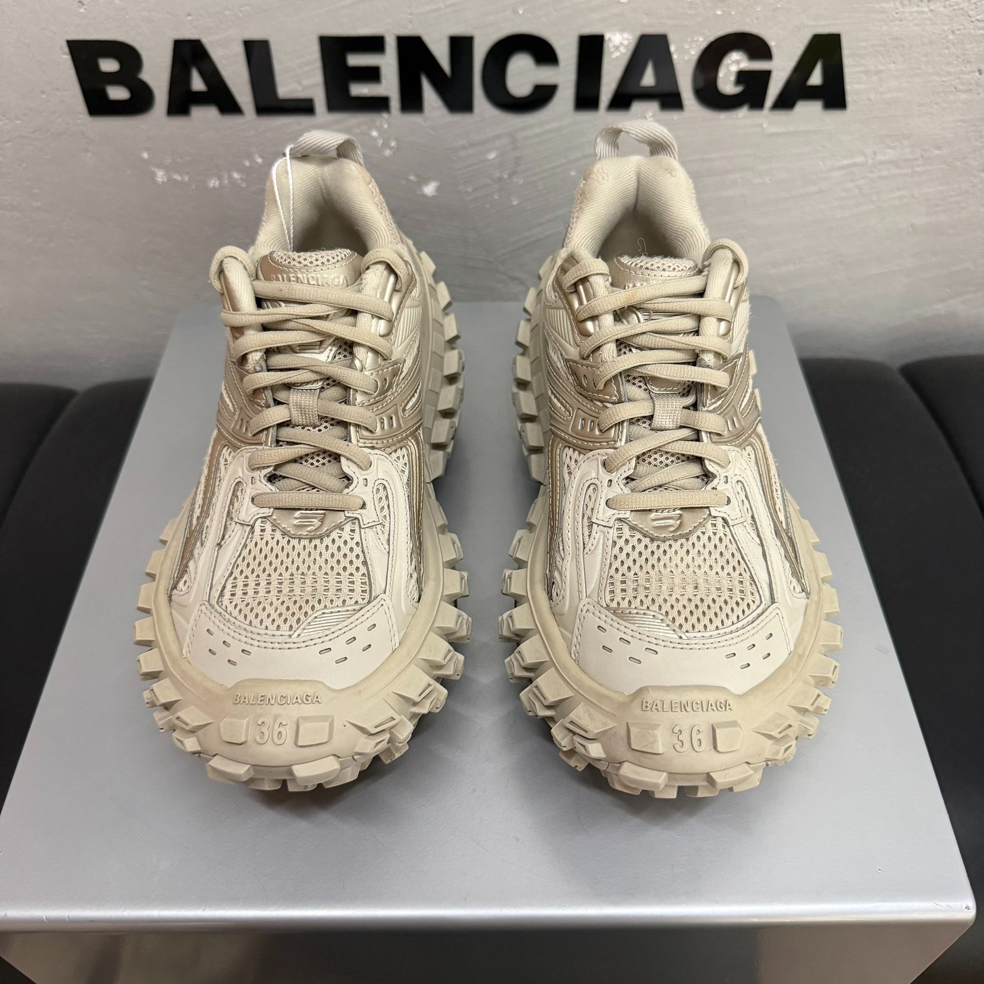 Balenciaga Defender Sneakers — front