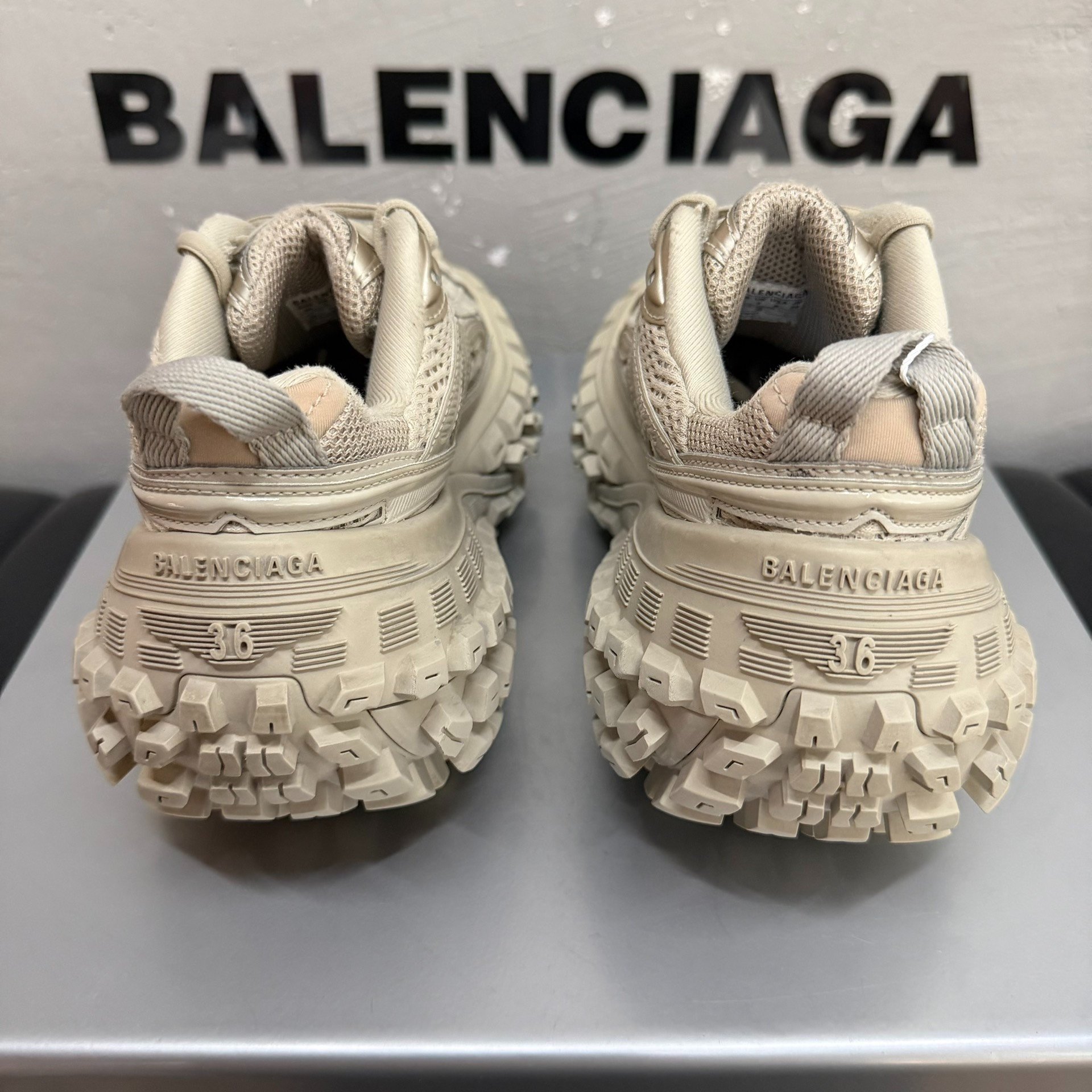 Balenciaga Defender Sneakers — label