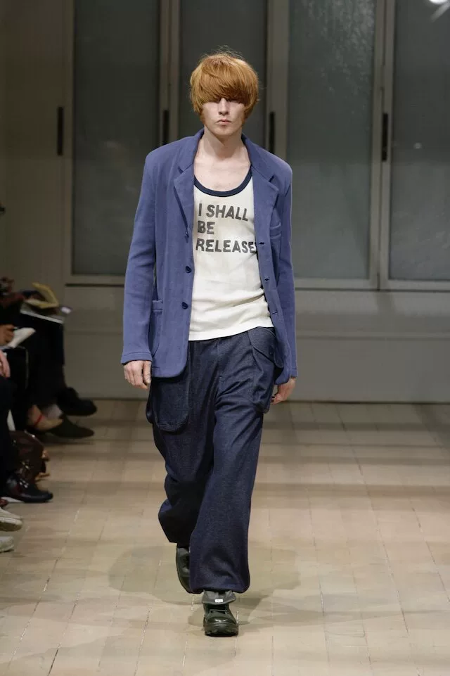 Yohji Yamamoto 08ss Striped Suit — detail