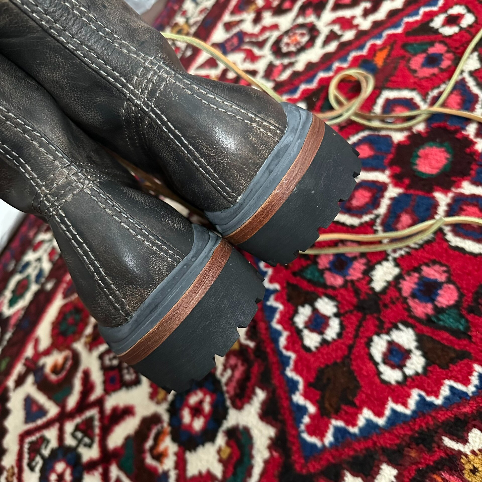 Visvim 12ss Vanguard 7hole Boots — back