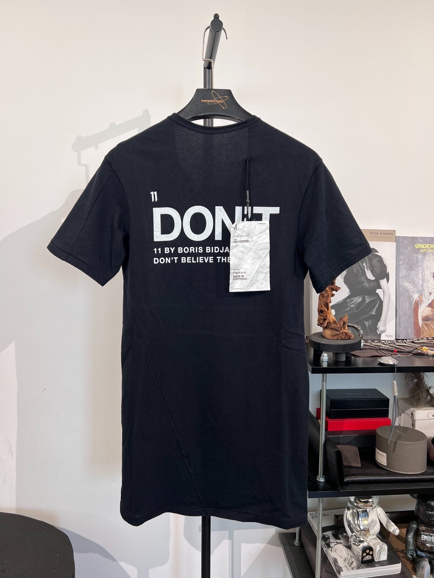 Boris Bidjan Saberi 11by BBS Slogan Print T-Shirt