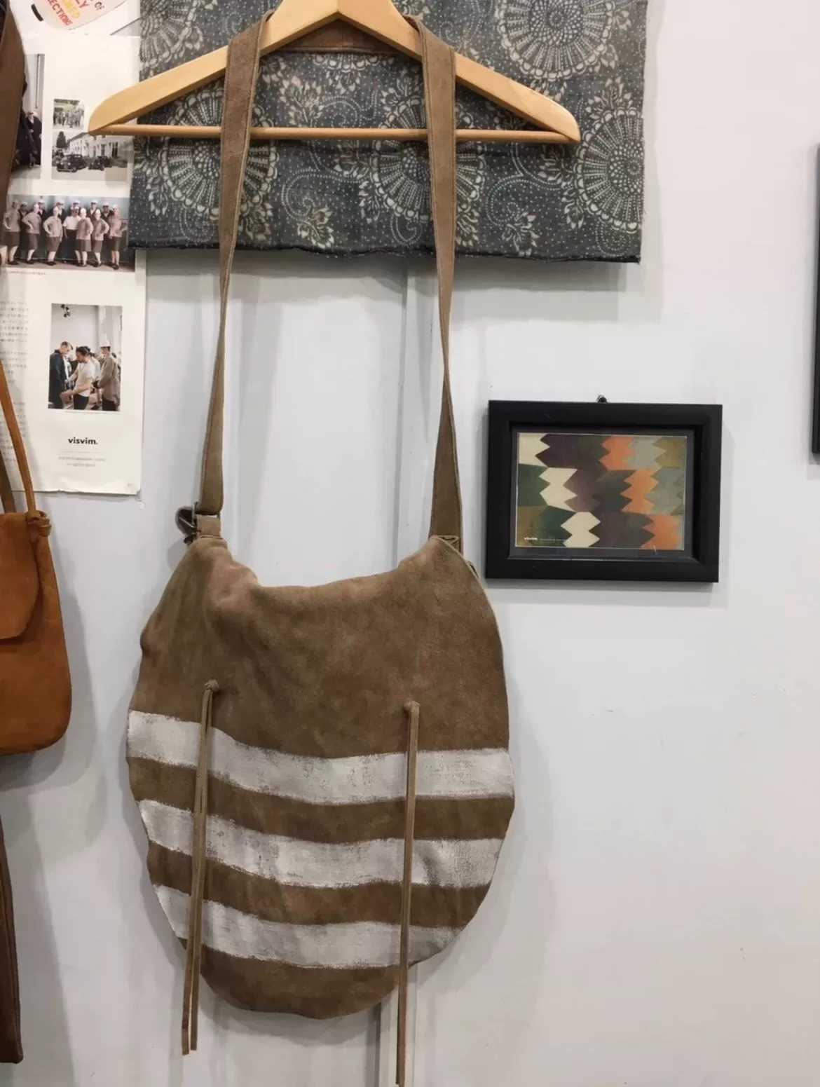 VISVIM 23AW ICT DEERSKIN SHOULDER BAG