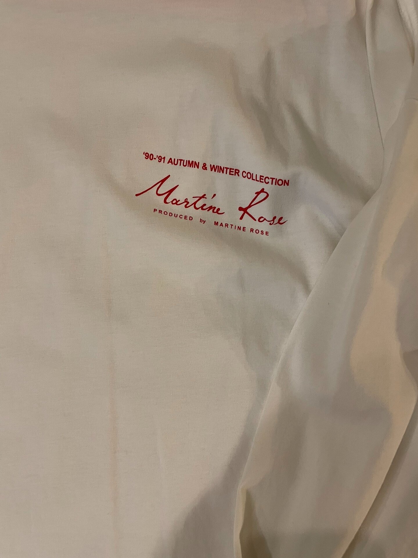 Martine Rose Half-High Neck Long-Sleeve T-Shirt — detail