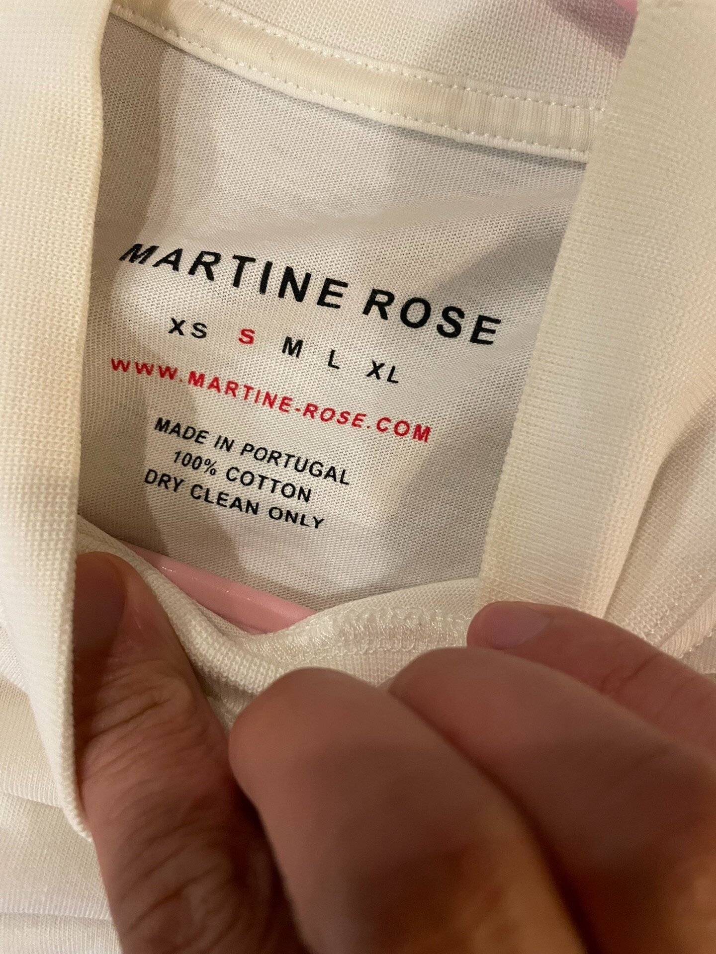 Martine Rose Half-High Neck Long-Sleeve T-Shirt — back