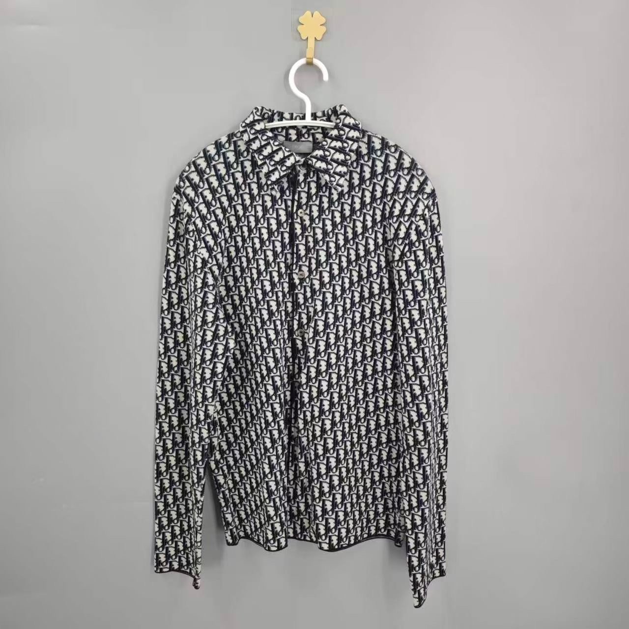 Dior Classic Monogram Long-Sleeve Shirt